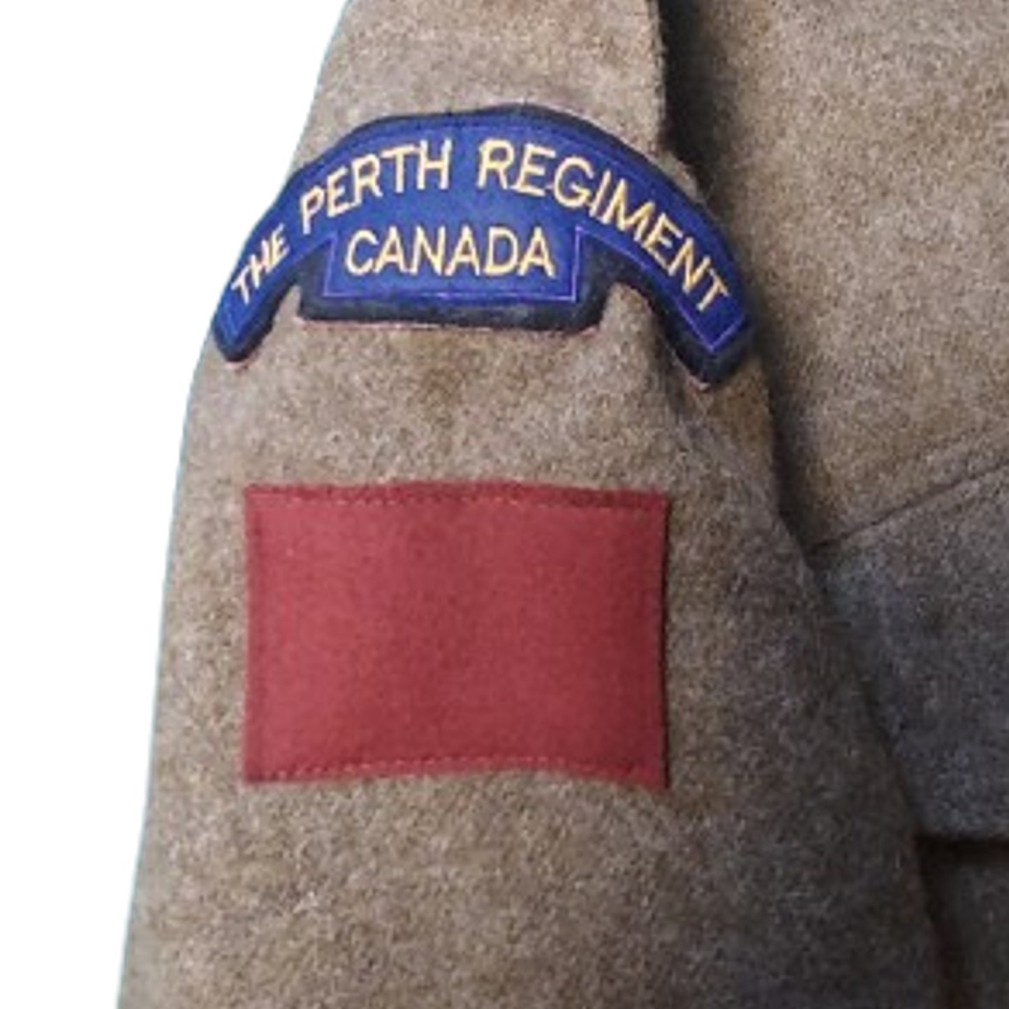 WW2 Canadian The Perth Regiment Reenactors Battle Dress Tunic