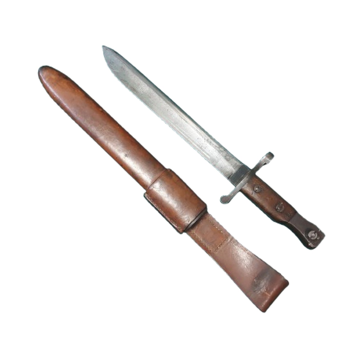WW1 Canadian Battalion Marked Mk.II Ross Rifle Bayonet 1916 With Service Number