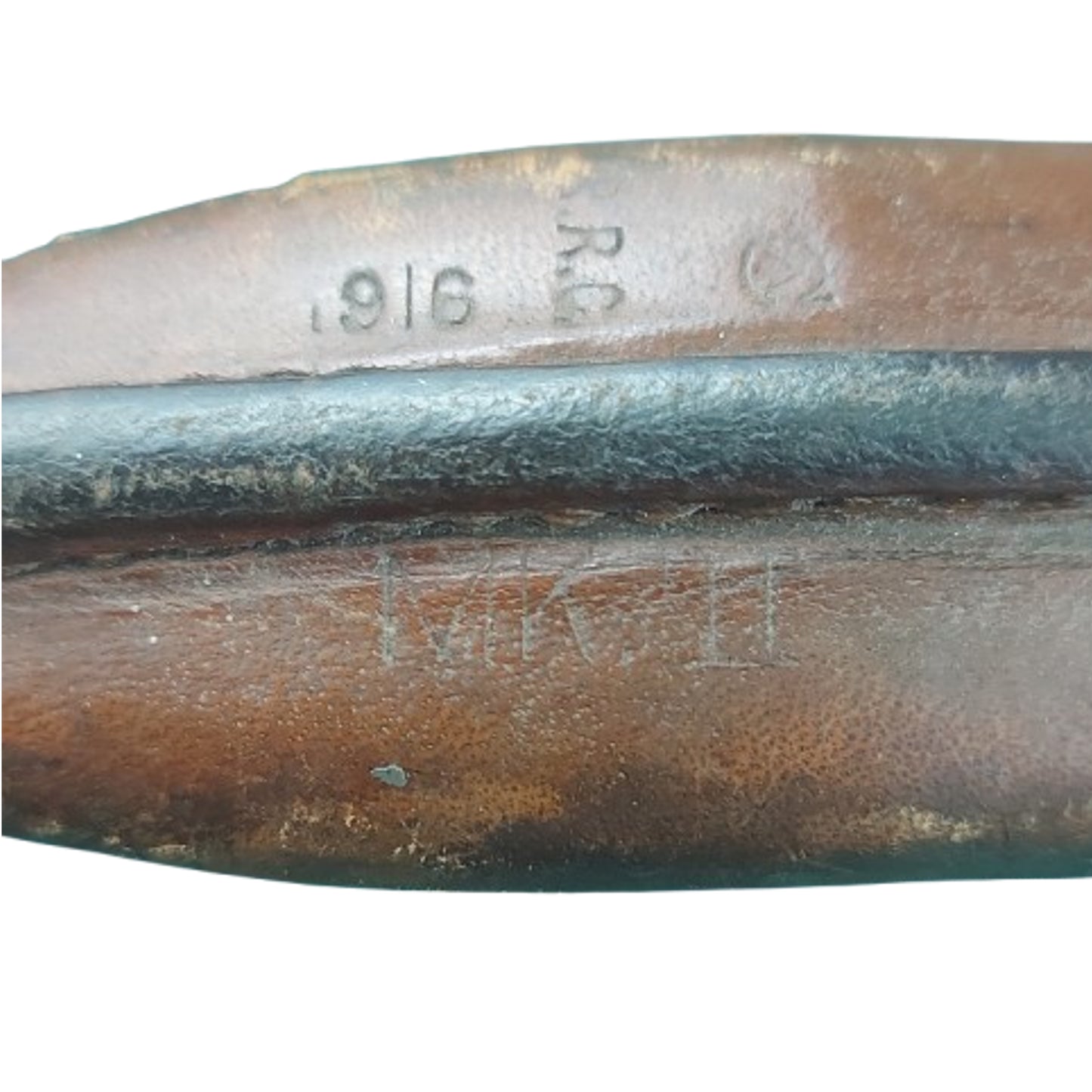 WW1 Canadian Battalion Marked Mk.II Ross Rifle Bayonet 1916 With Service Number