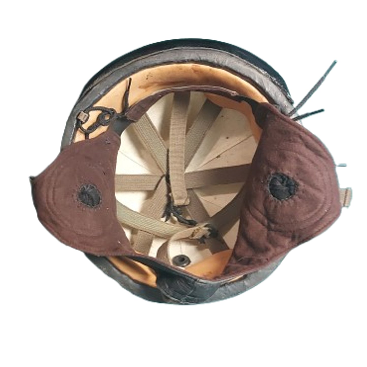 WW2 Canadian 2nd Pattern Fibre Armoured Corps Tankers Crash Helmet