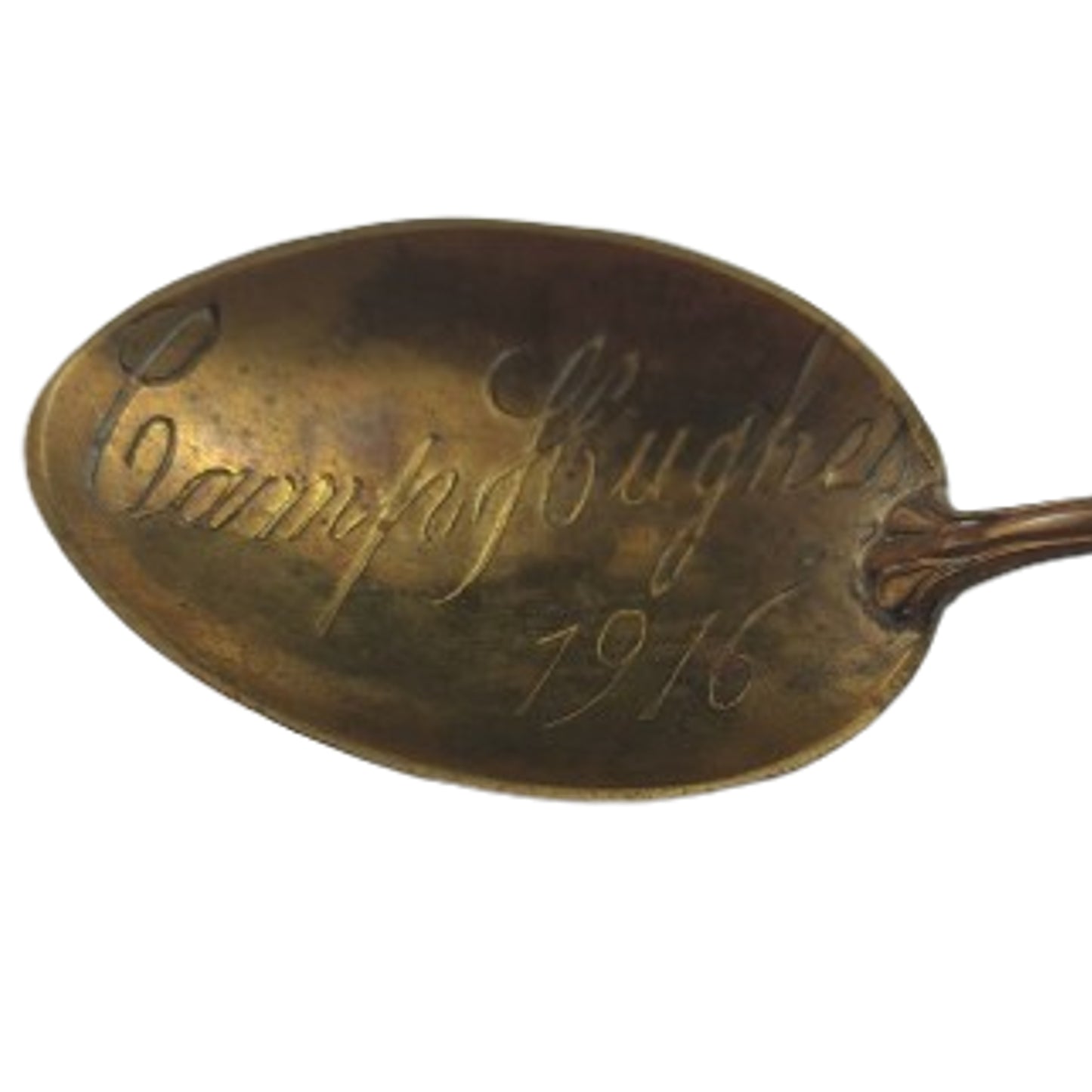 WW1 Canadian 144th Battalion Winnipeg Camp Hughes Souvenir Spoon 1916