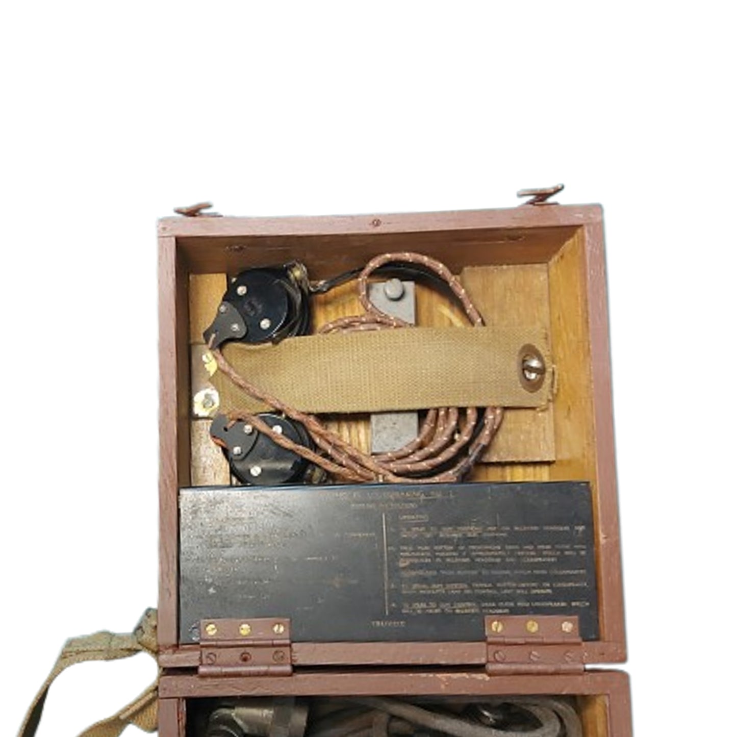 WW2 Canadian British Telephones Loud Speaking Number 2 Set