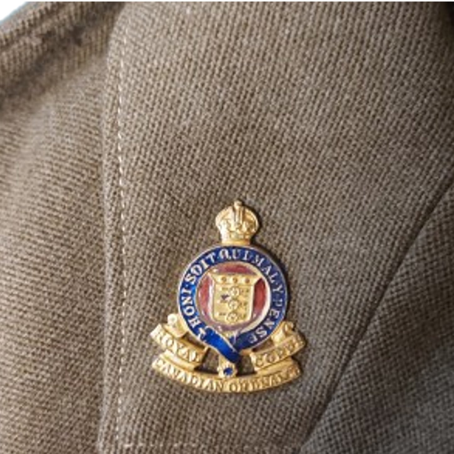 WW2 Canadian Named RCOC Royal Canadian Ordnance Corps Officer's Complete Uniform Set
