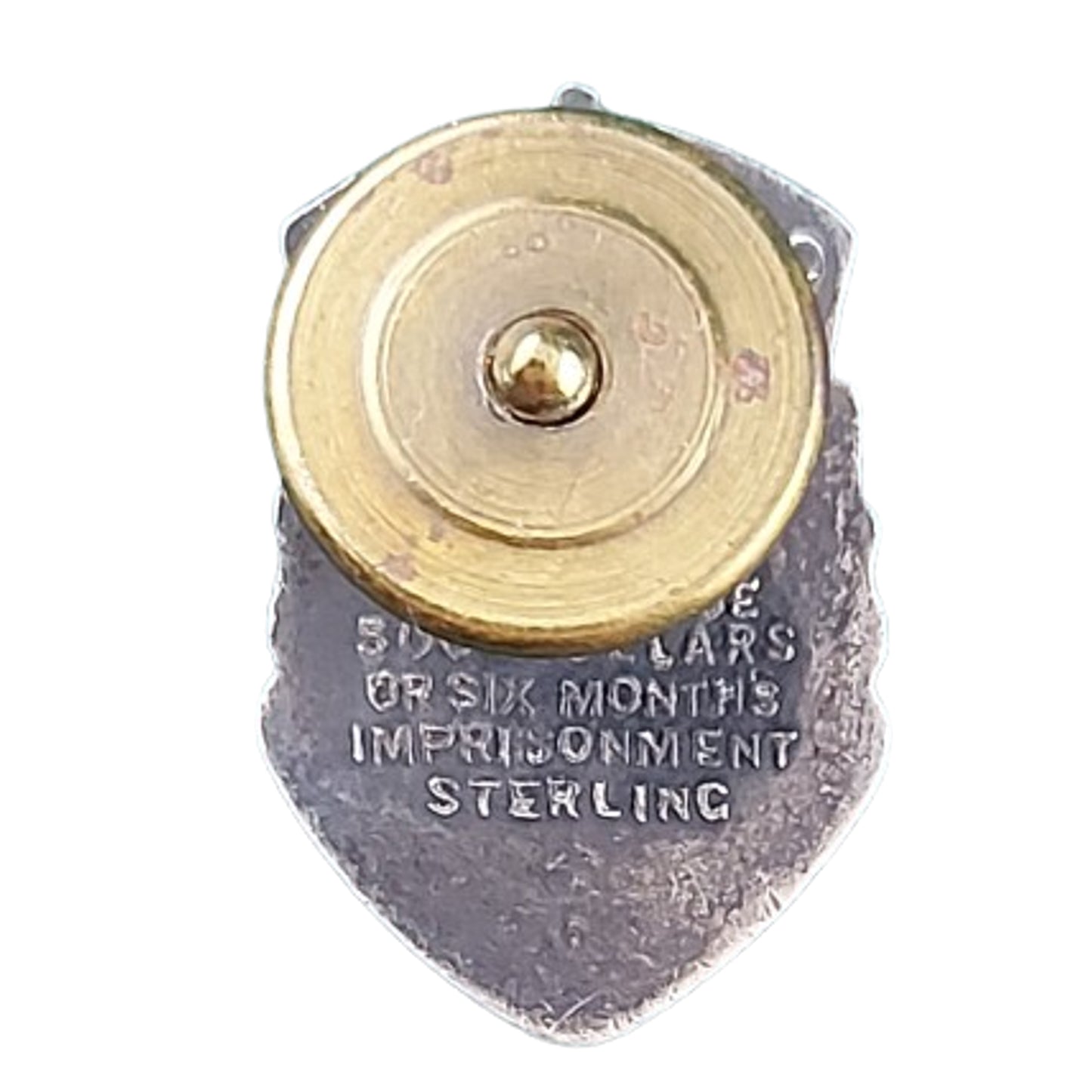 WW2 Canadian Numbered Sterling General Service Lapel Pin