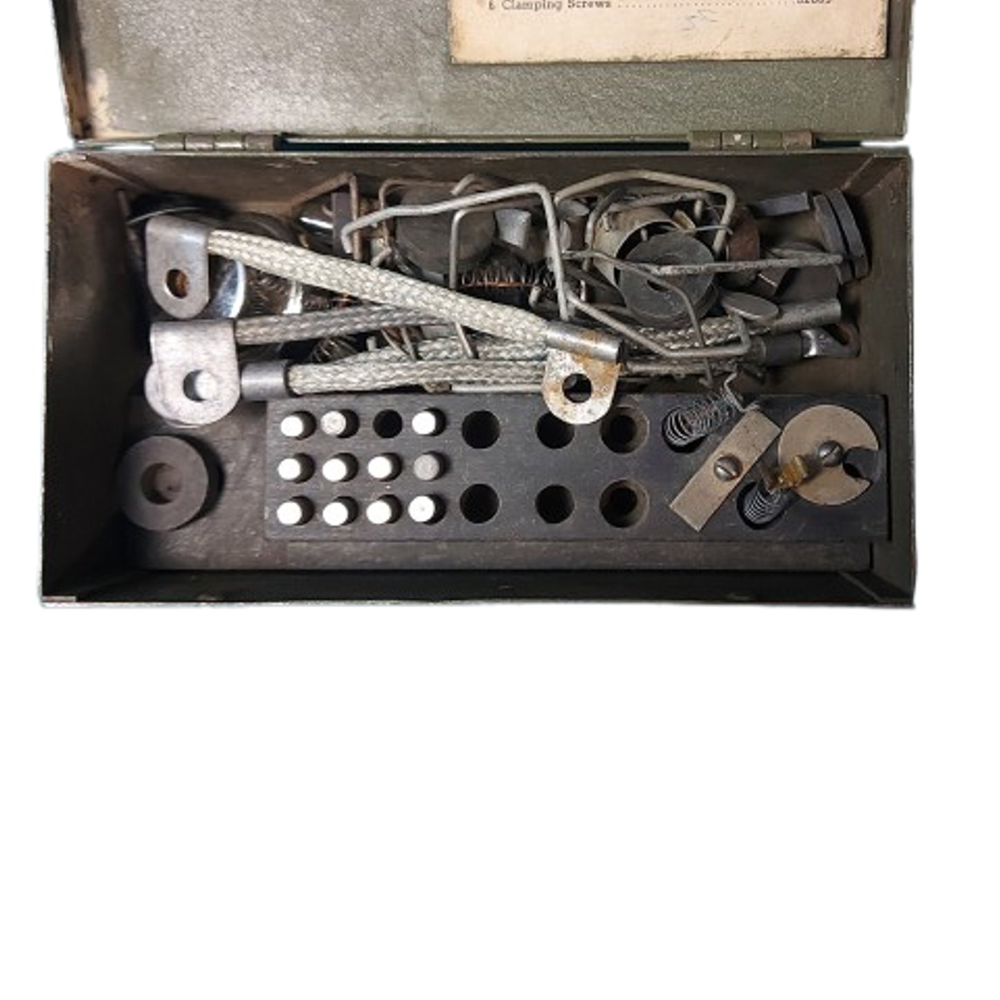 WW2 Canadian Number 19 Wireless Set Case Spare Parts No. 5C With Contents