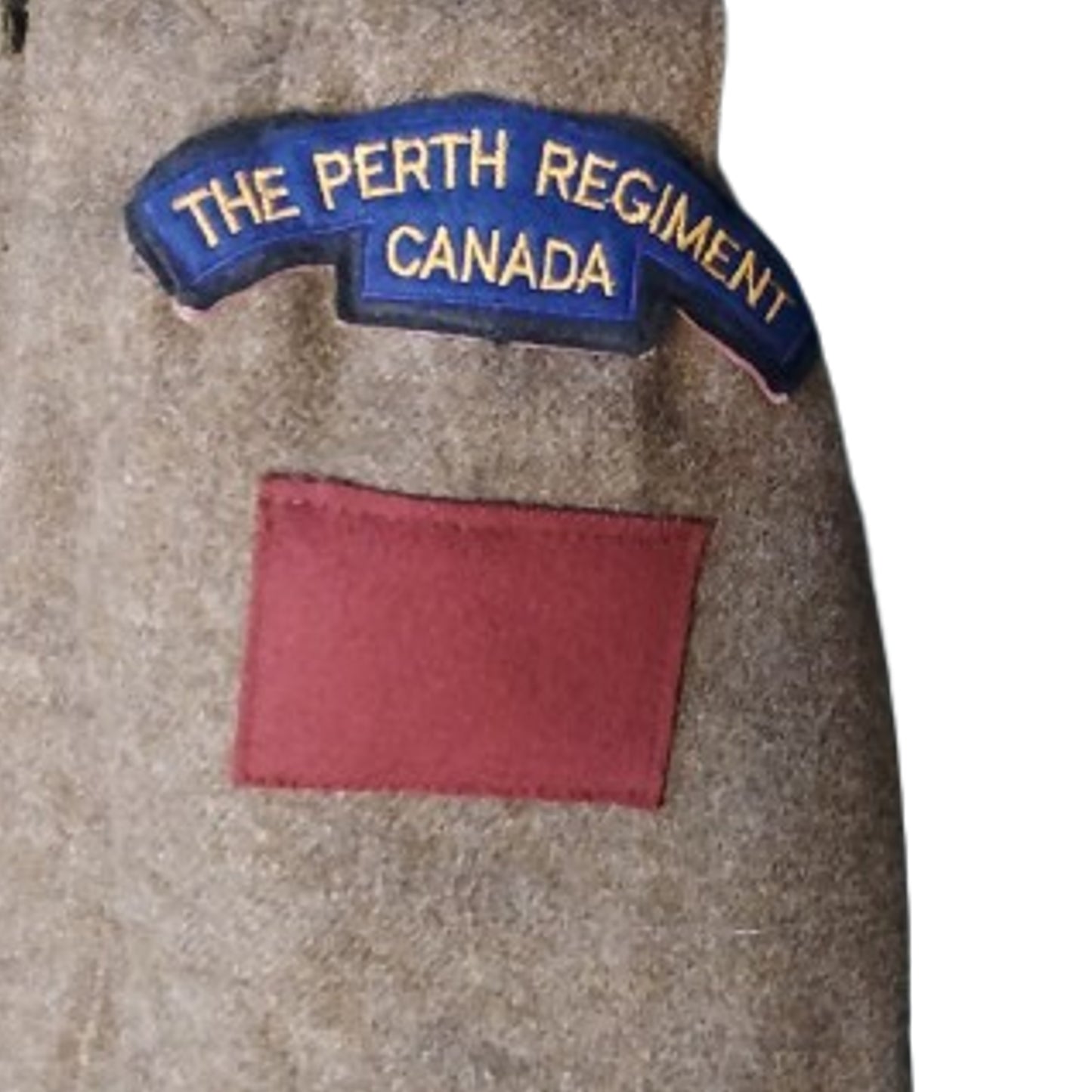WW2 Canadian The Perth Regiment Reenactors Battle Dress Tunic