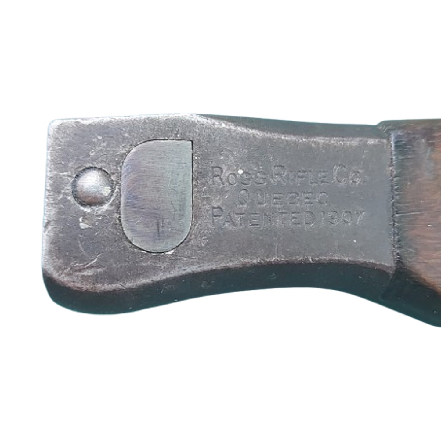 WW1 Canadian Battalion Marked Mk.II Ross Rifle Bayonet 1916 With Service Number
