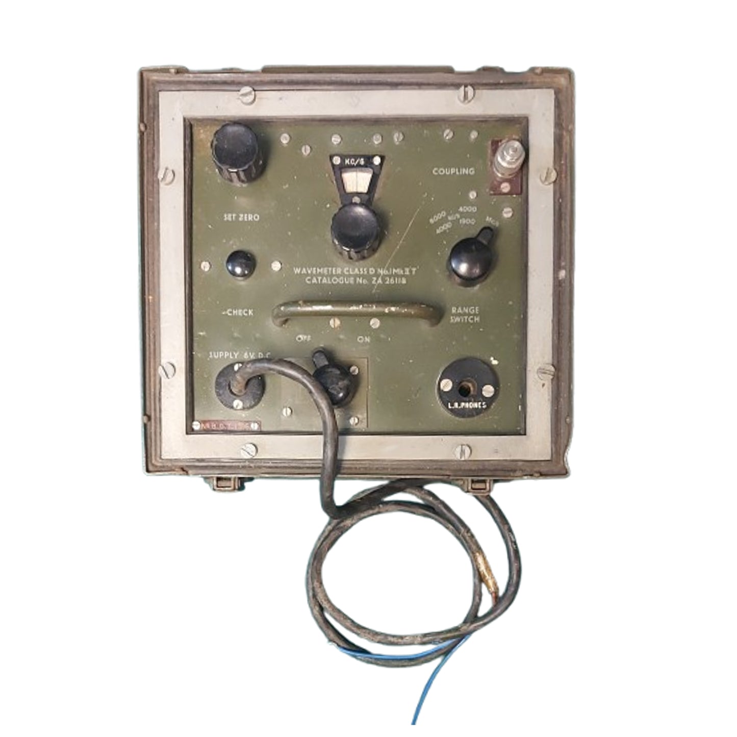 WW2 Canadian Wireless 19 Radio Set Wavemeter Class D No.I Mk.IIT