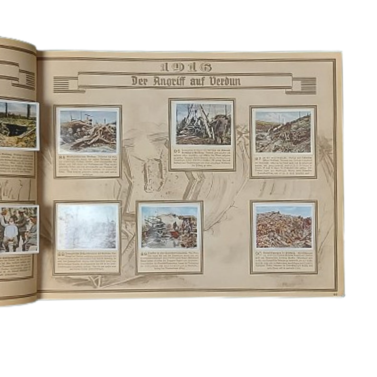 WW1 German Der Welt Krieg Cigarette Card Album