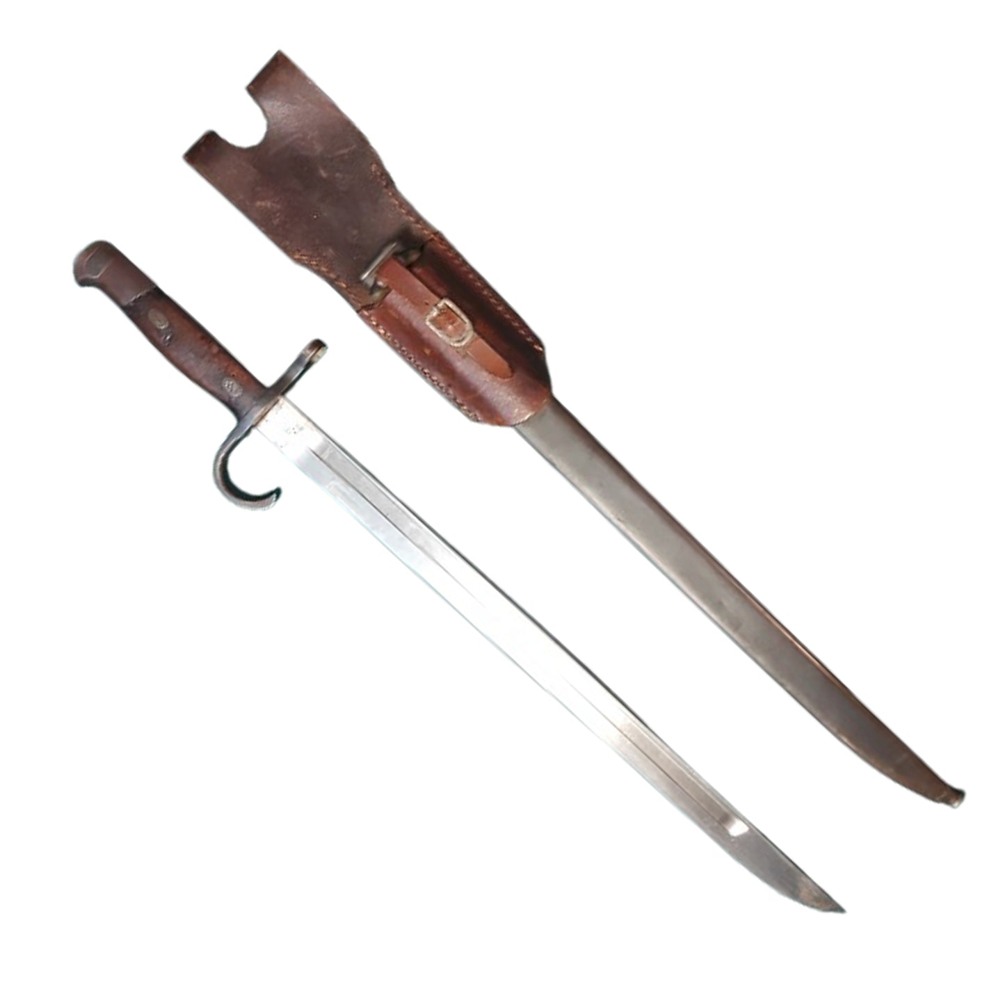 WW2 Japanese Arisaka Type 30 Bayonet Scabbard And Frog Kokura Arsenal