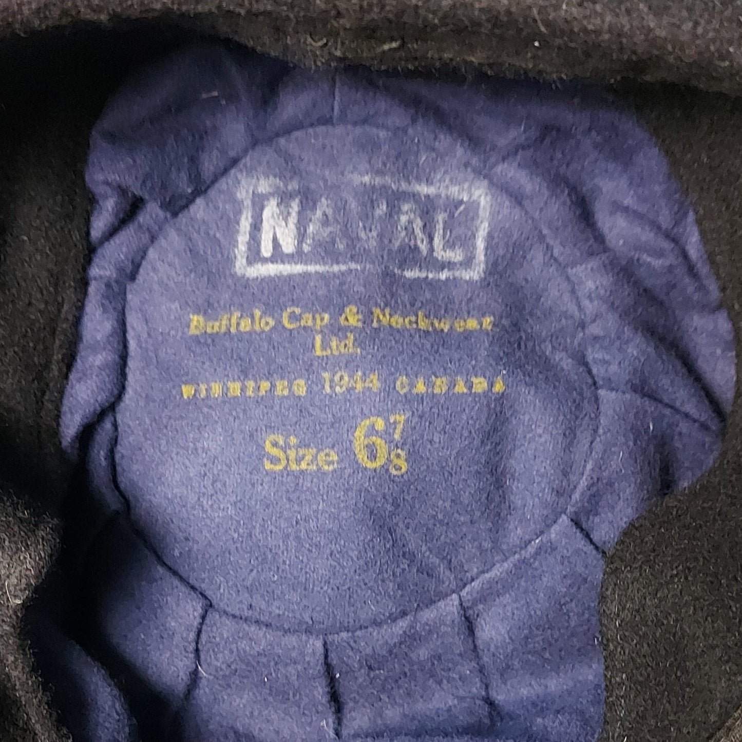 WW2 Canadian RCN Royal Canadian Navy Winter Cap 1944