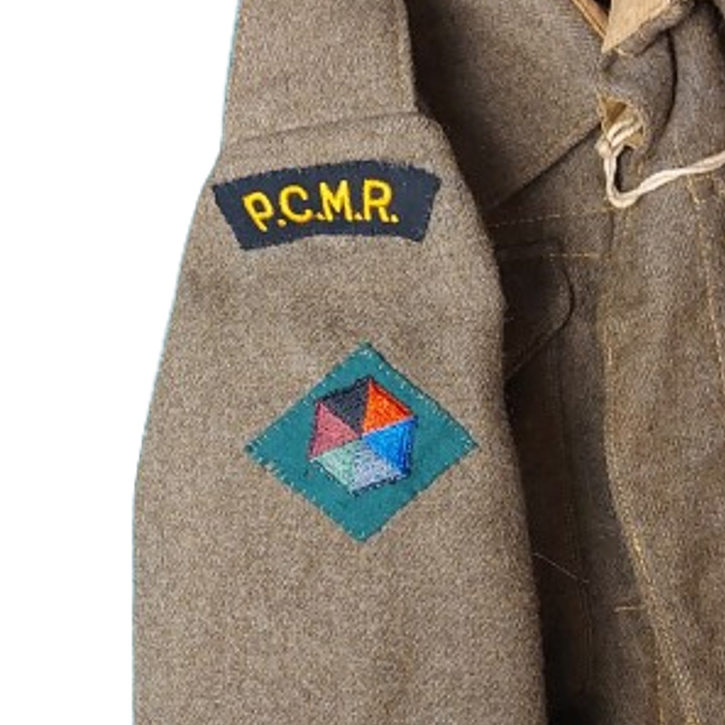 WW2 Canadian PCMR Pacific Coast Mountain Rangers Battle Dress Tunic And I.D. Tags