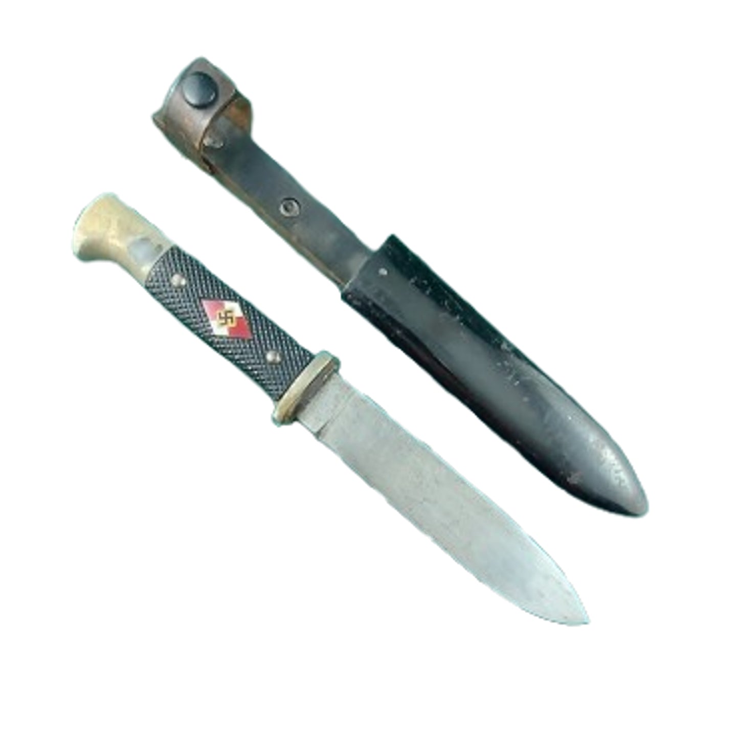 WW2 German HJ Members Knife In Scabbard