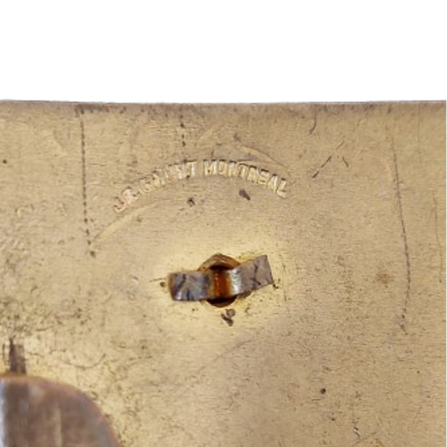 Pre-WW1 Canadian RNWMP Royal North West Mounted Police Belt Buckle J.R. Gaunt