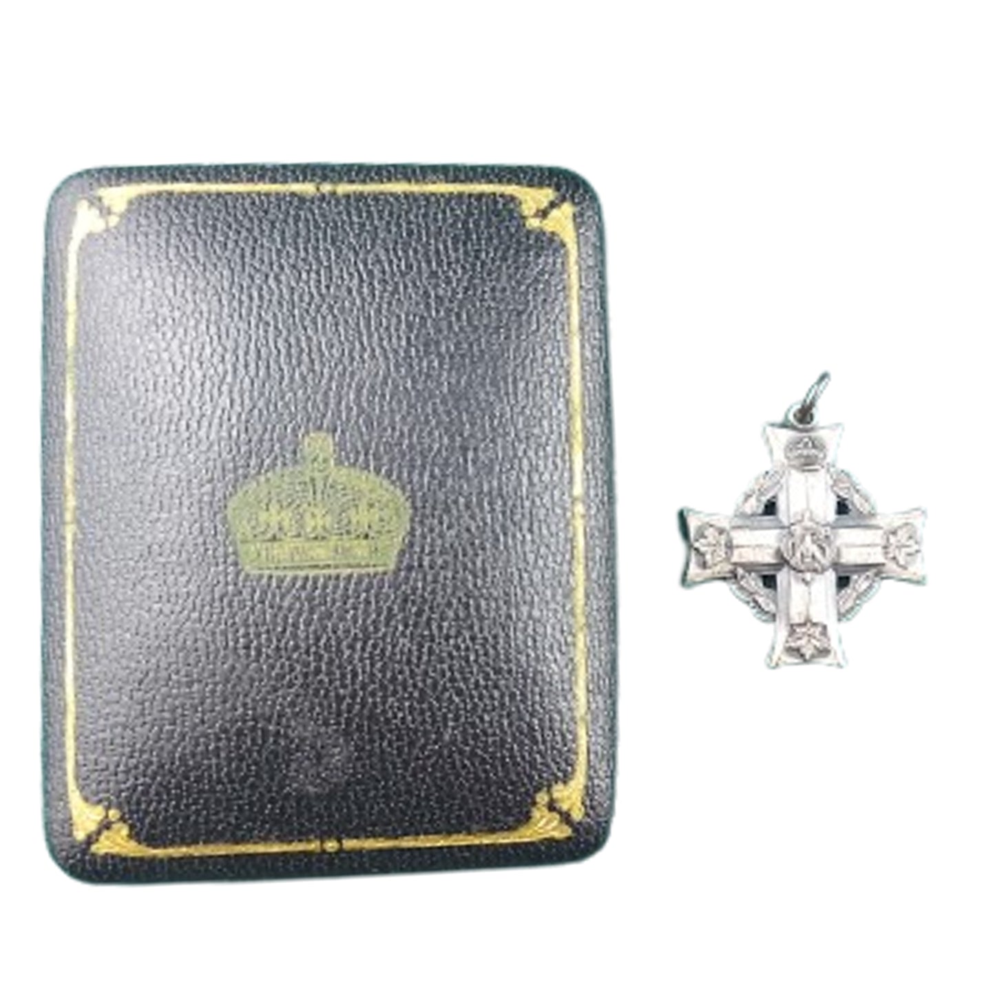 WW1 Canadian Cased Memorial Cross 163rd Battalion Canadiens Francais