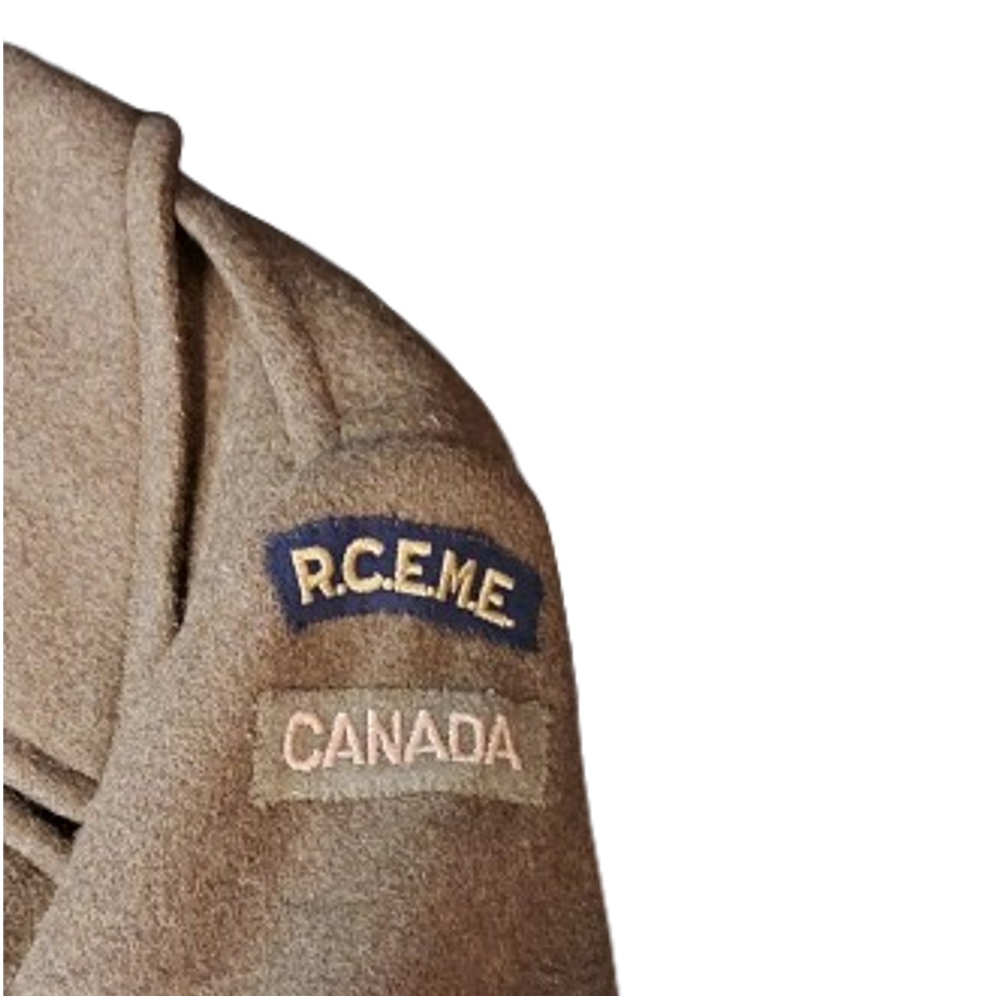 WW2 Canadian RCEME Royal Canadian Electrical Mechanical Engineers Great Coat