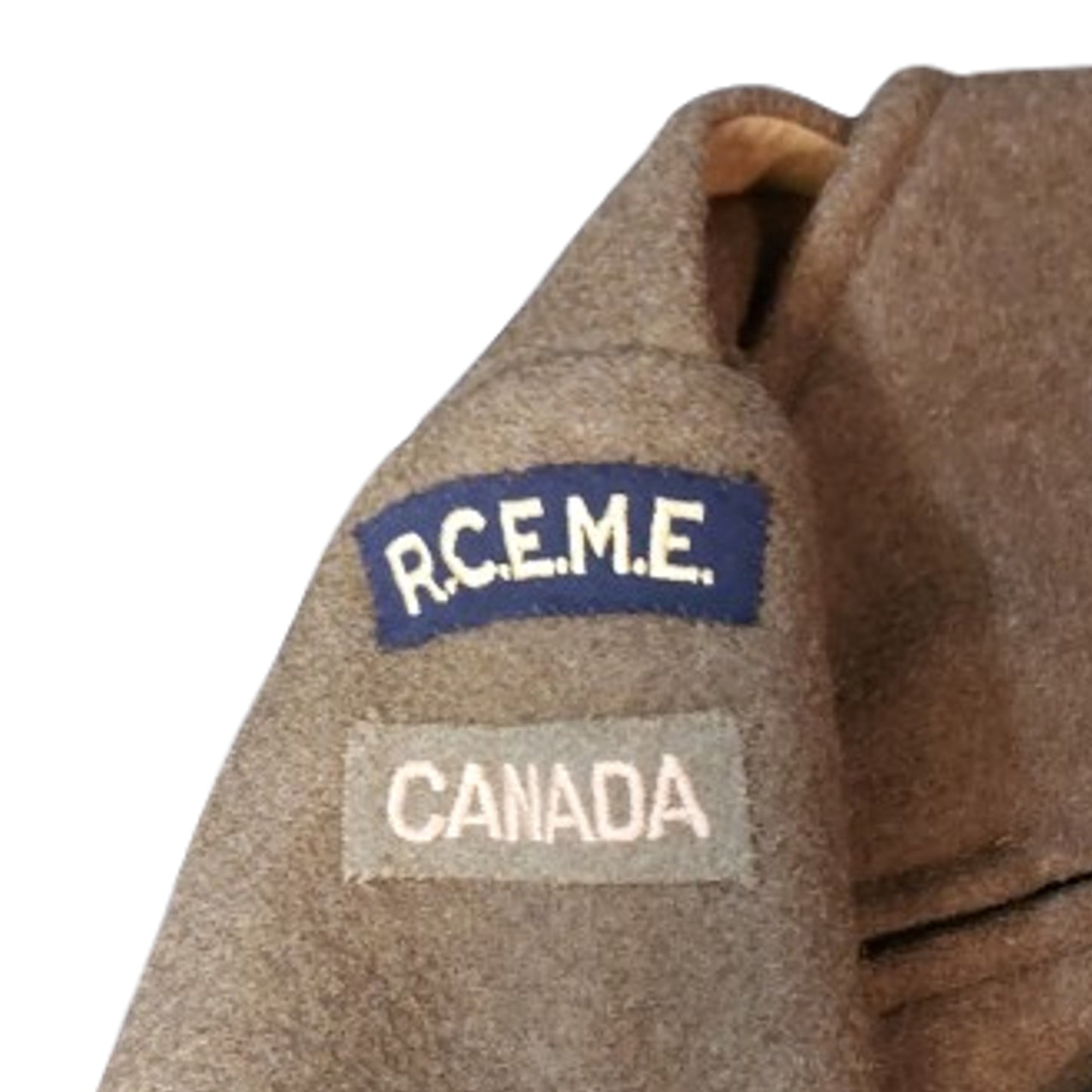 WW2 Canadian RCEME Royal Canadian Electrical Mechanical Engineers Great Coat