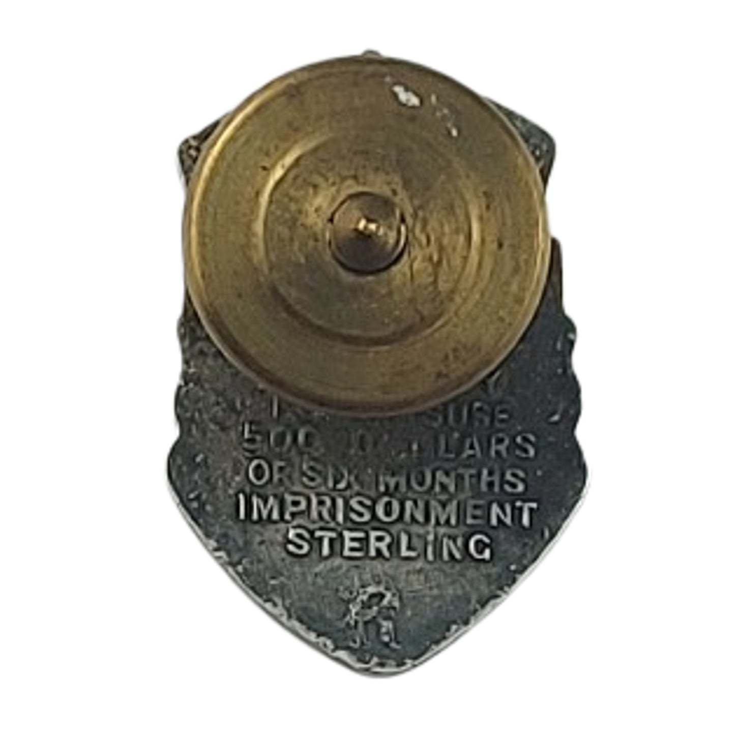 WW2 Canadian Numbered Sterling General Service Lapel Pin 583044