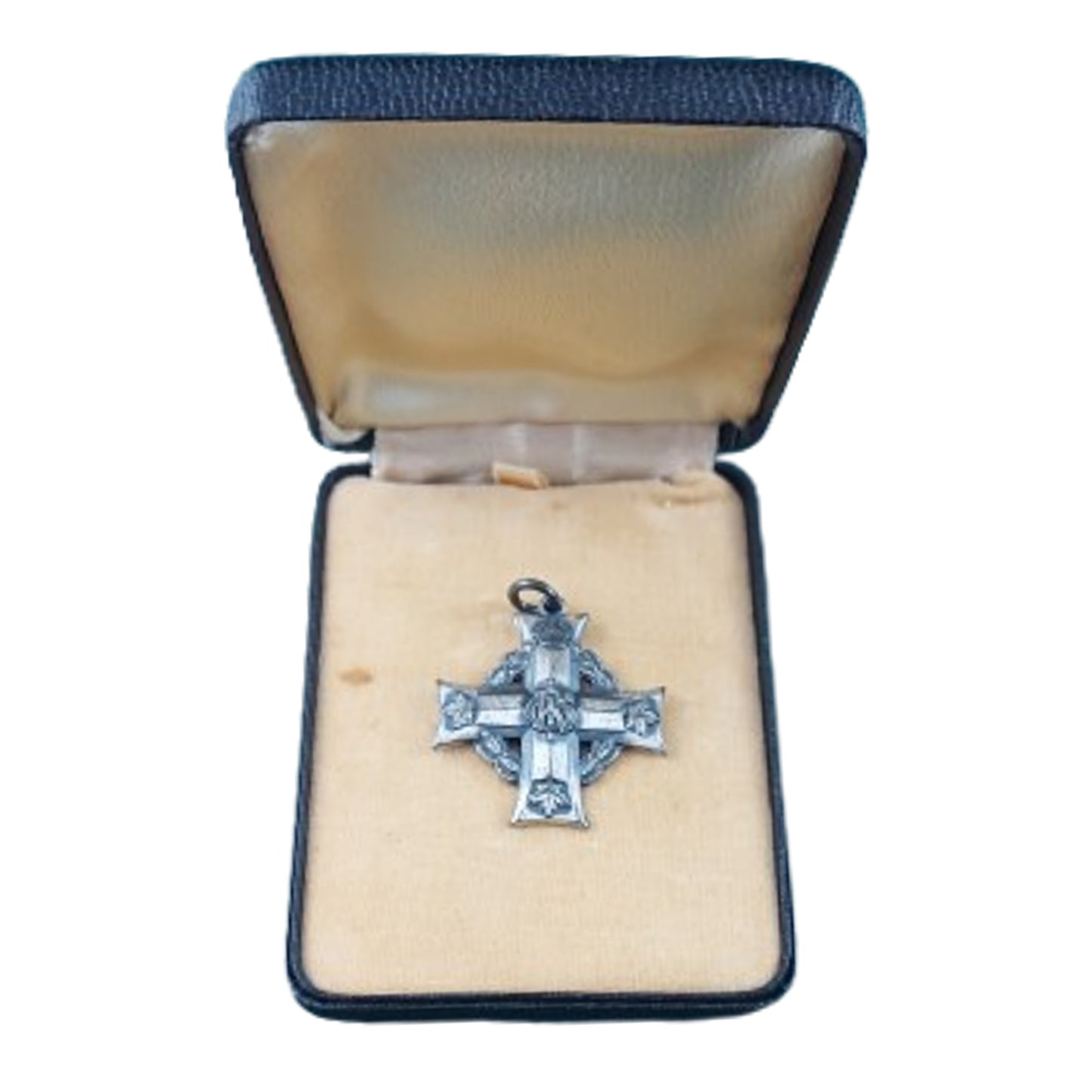 WW1 Canadian Cased Memorial Cross 163rd Battalion Canadiens Francais