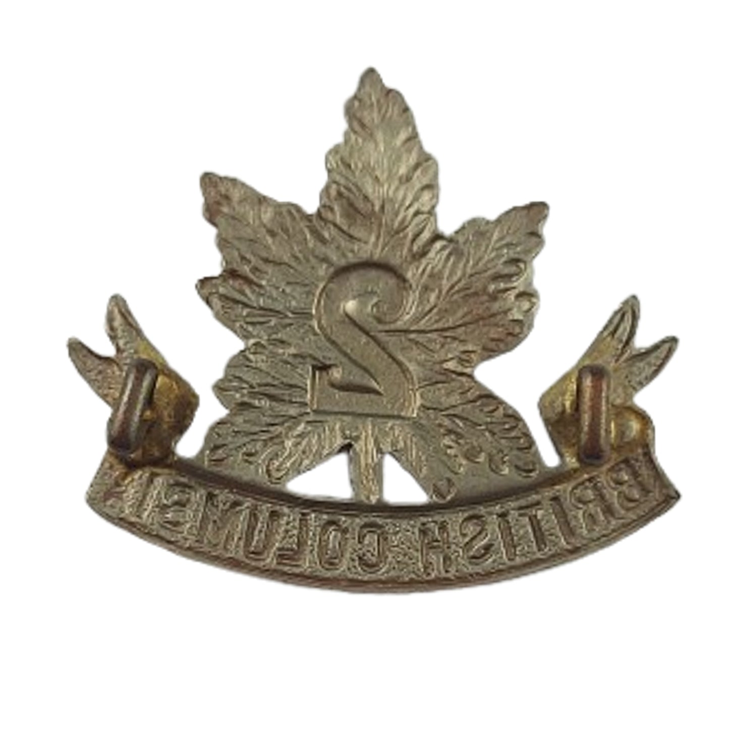 WW1 Canadian 30th Battalion British Columbia Collar Badge