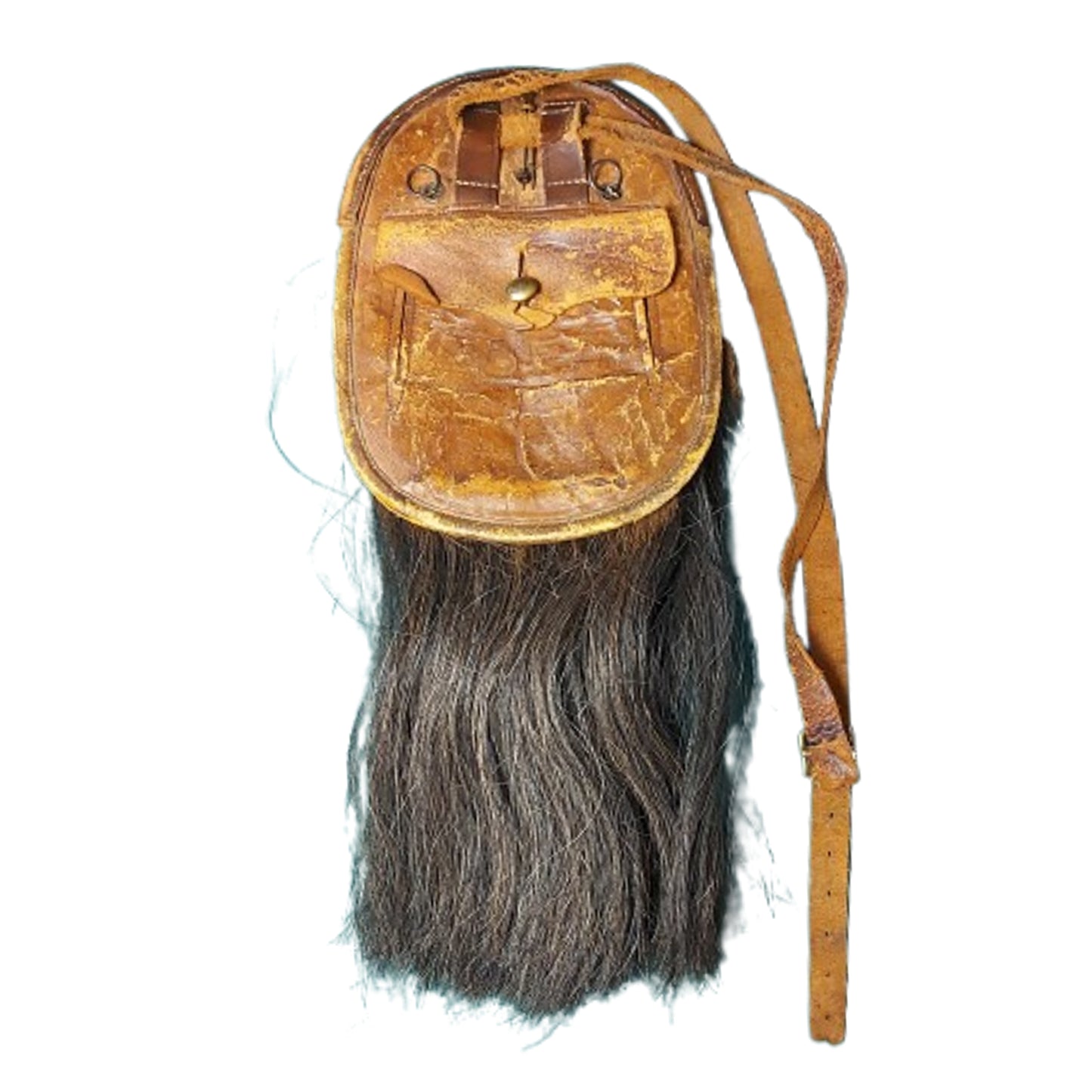 WW2 Canadian Toronto Scottish Horsehair Sporran With Badge
