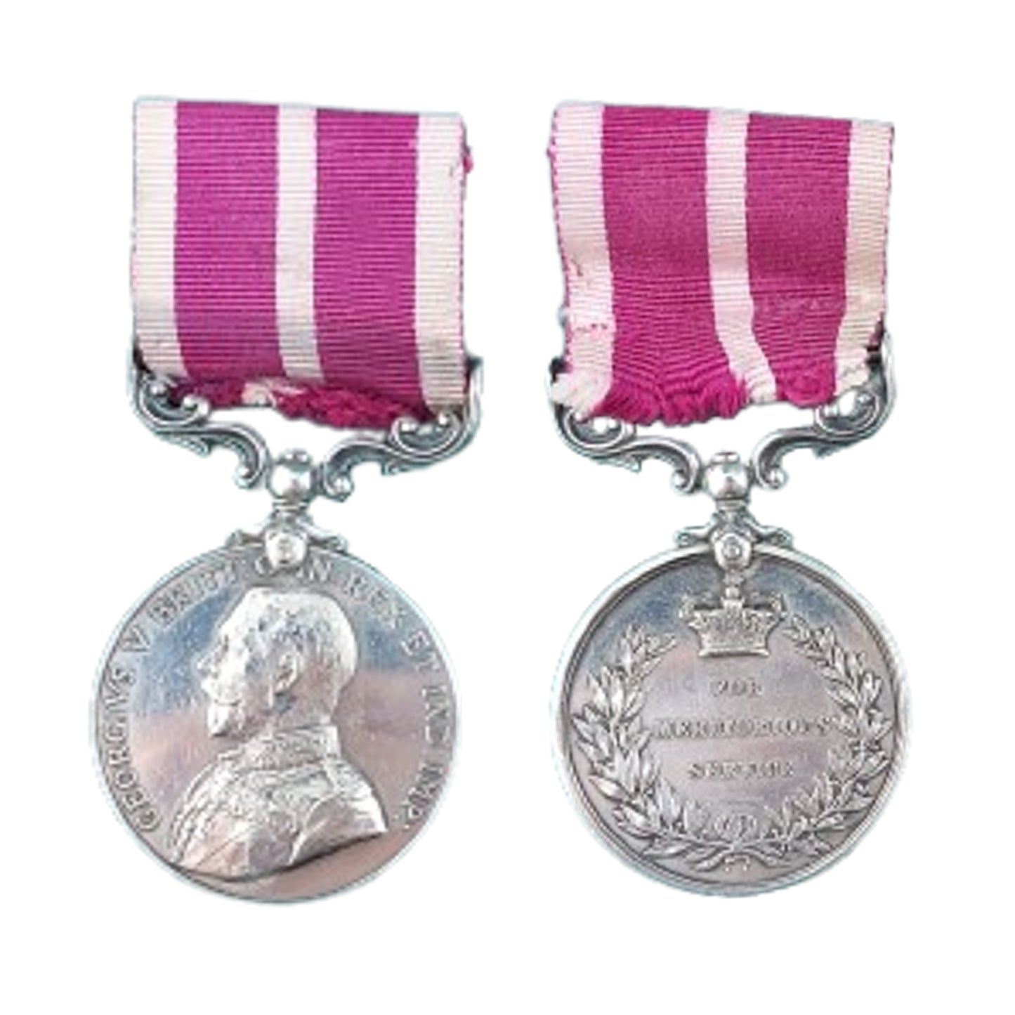 WW1 British Meritorious Service Medal Set With Document And Photo
