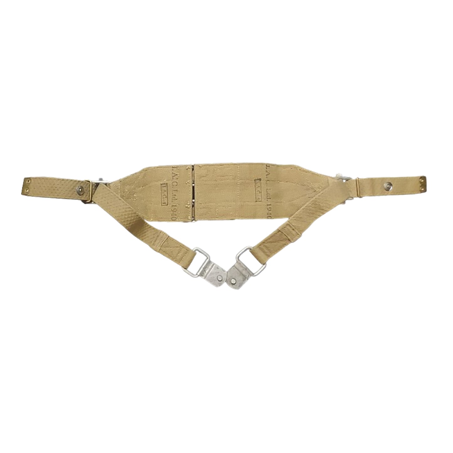 WW2 British Airborne Horsa Glider Pilot's Quick Release Lap Seat Belt