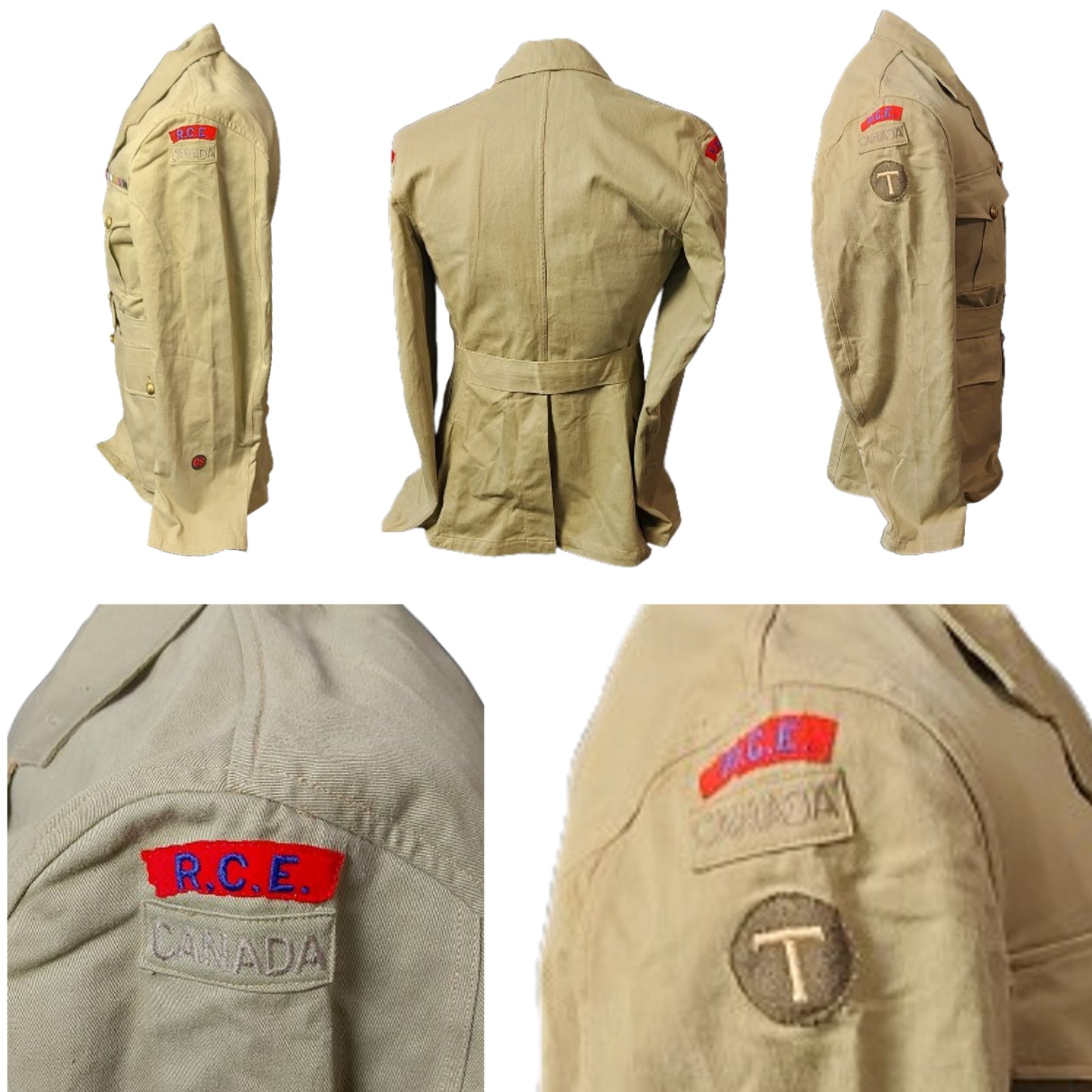 WW2 Canadian Uniform Set RCE Royal Canadian Engineers Third Division