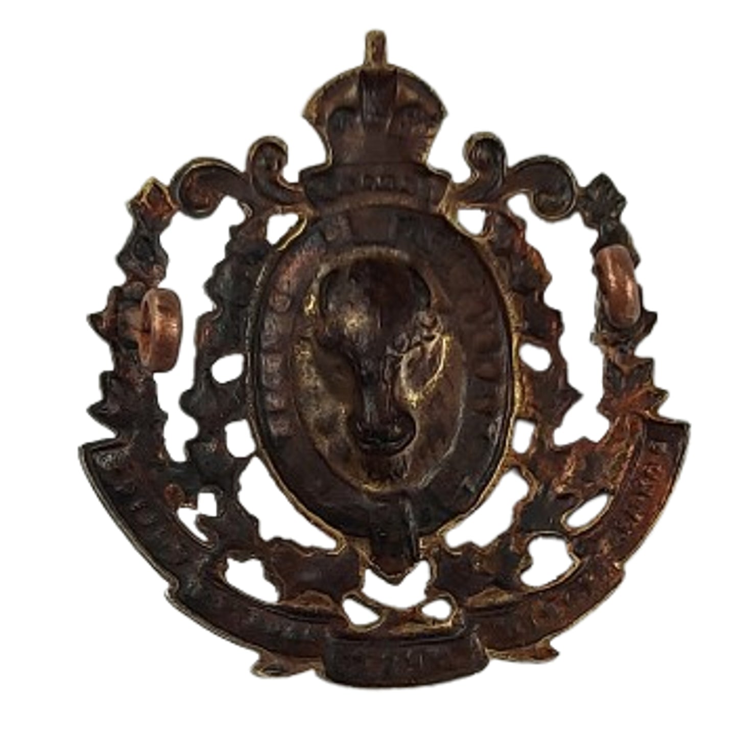 Pre-WW1 Canadian RNWMP Royal North West Mounted Police Cap Badge