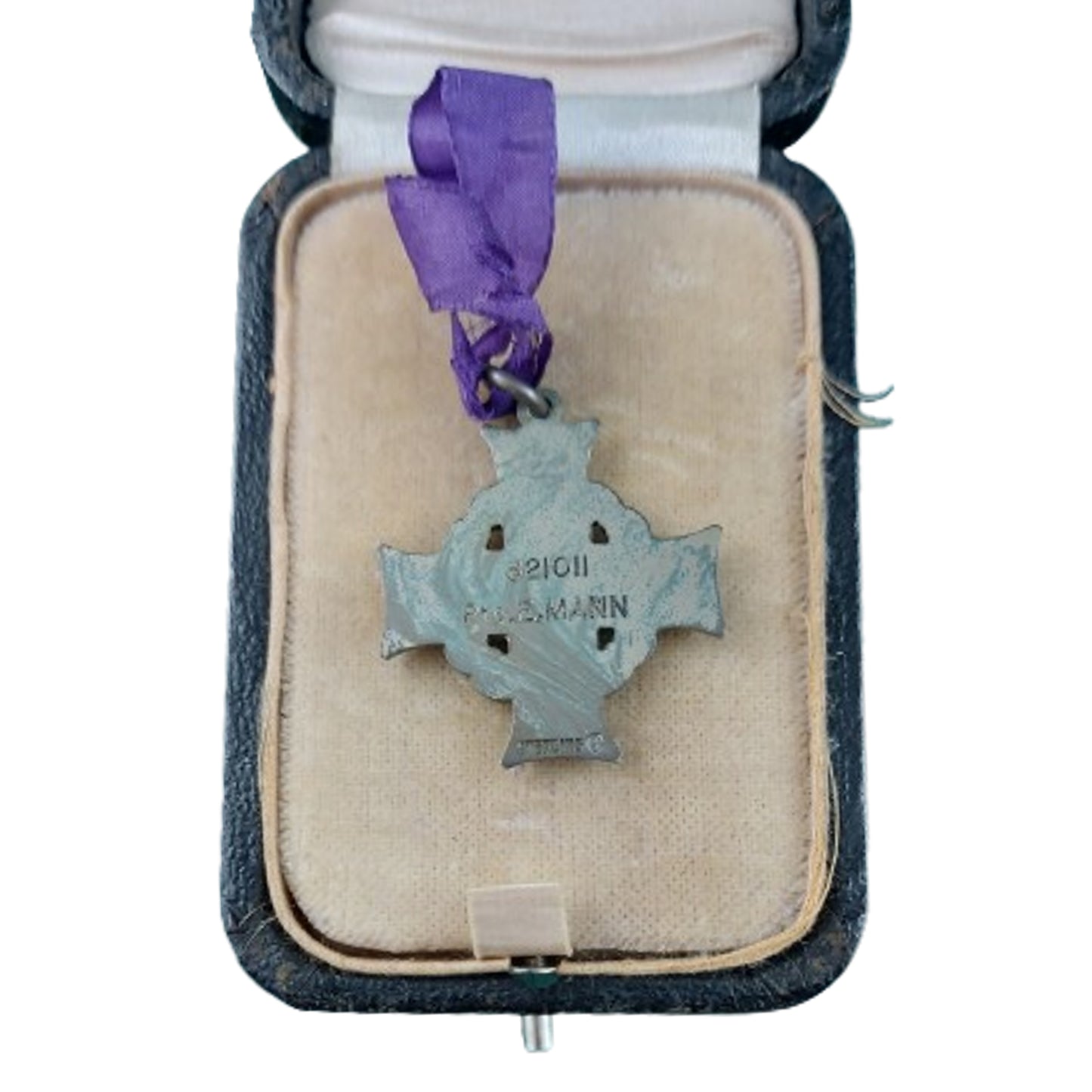 WW1 Canadian Cased Memorial Cross 141st Battalion / 8th Battalion Winnipeg