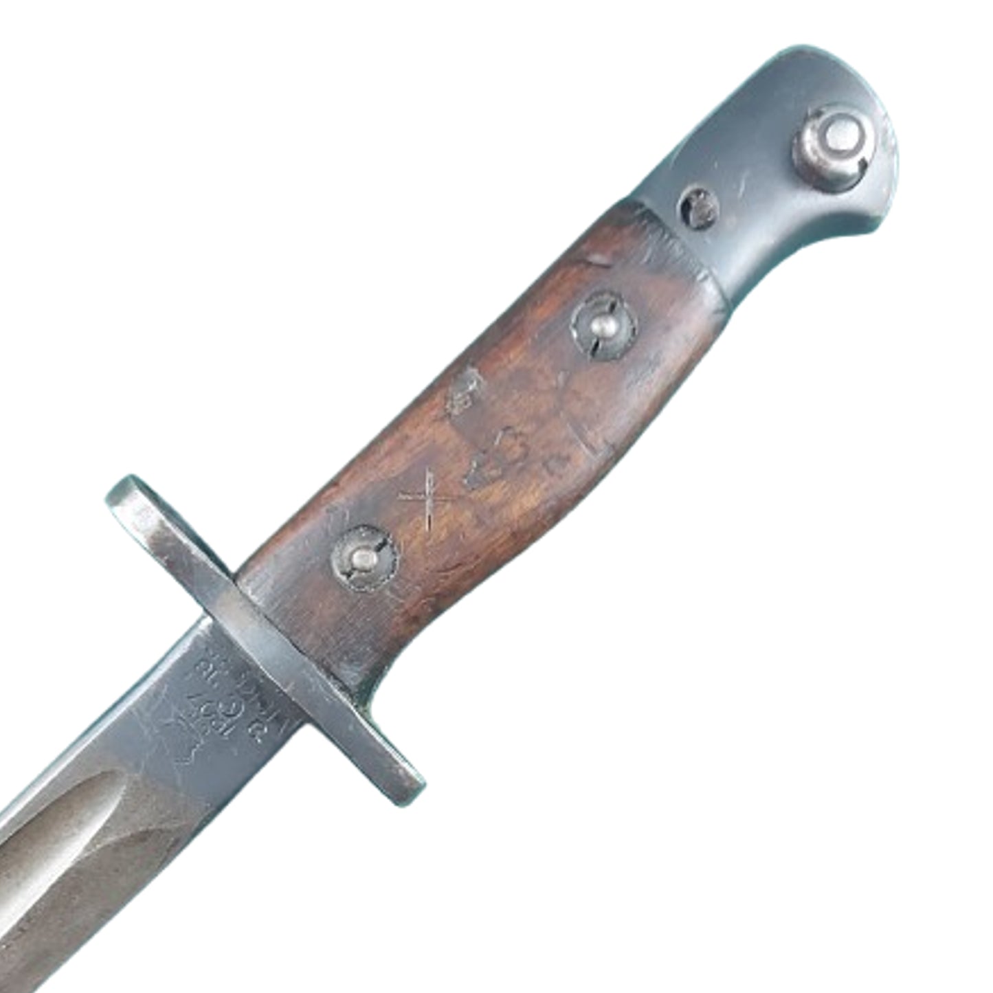 WW1 British Pattern 1907 P07 Enfield Bayonet And Scabbard VICKERS