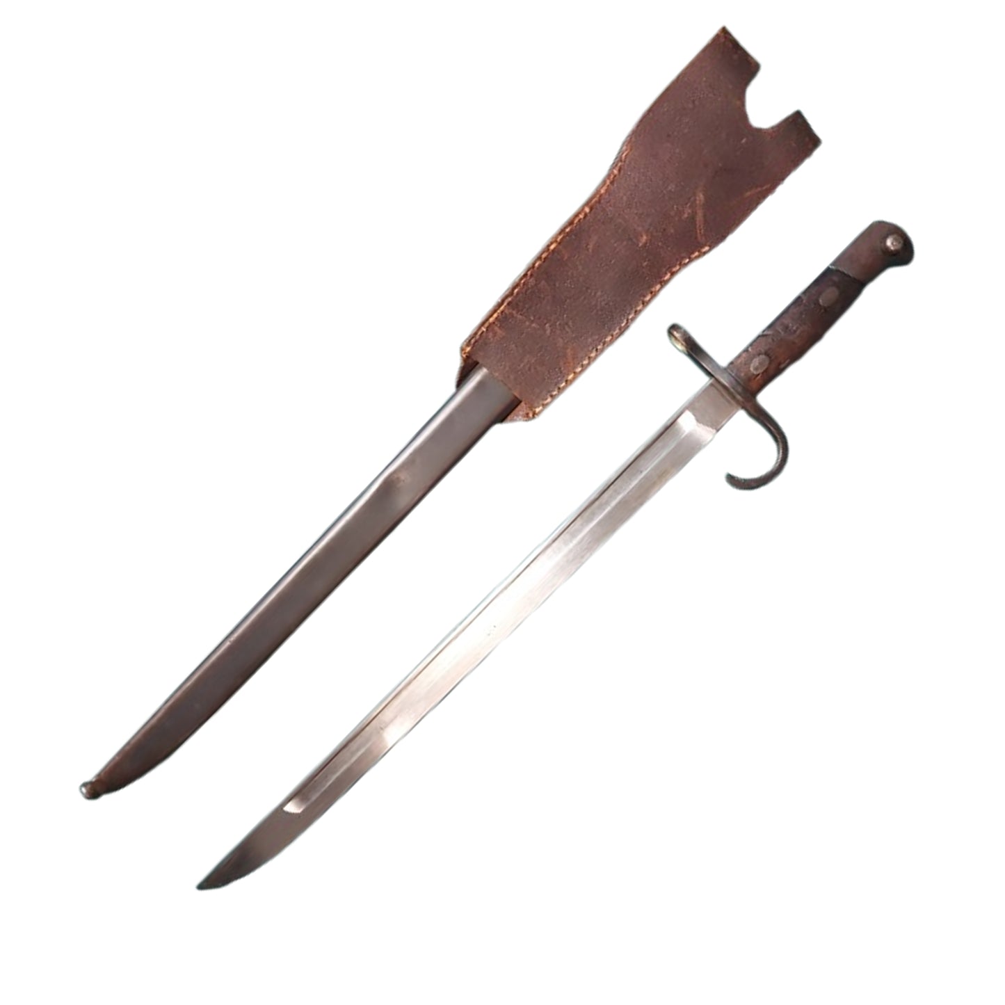 WW2 Japanese Arisaka Type 30 Bayonet Scabbard And Frog Kokura Arsenal