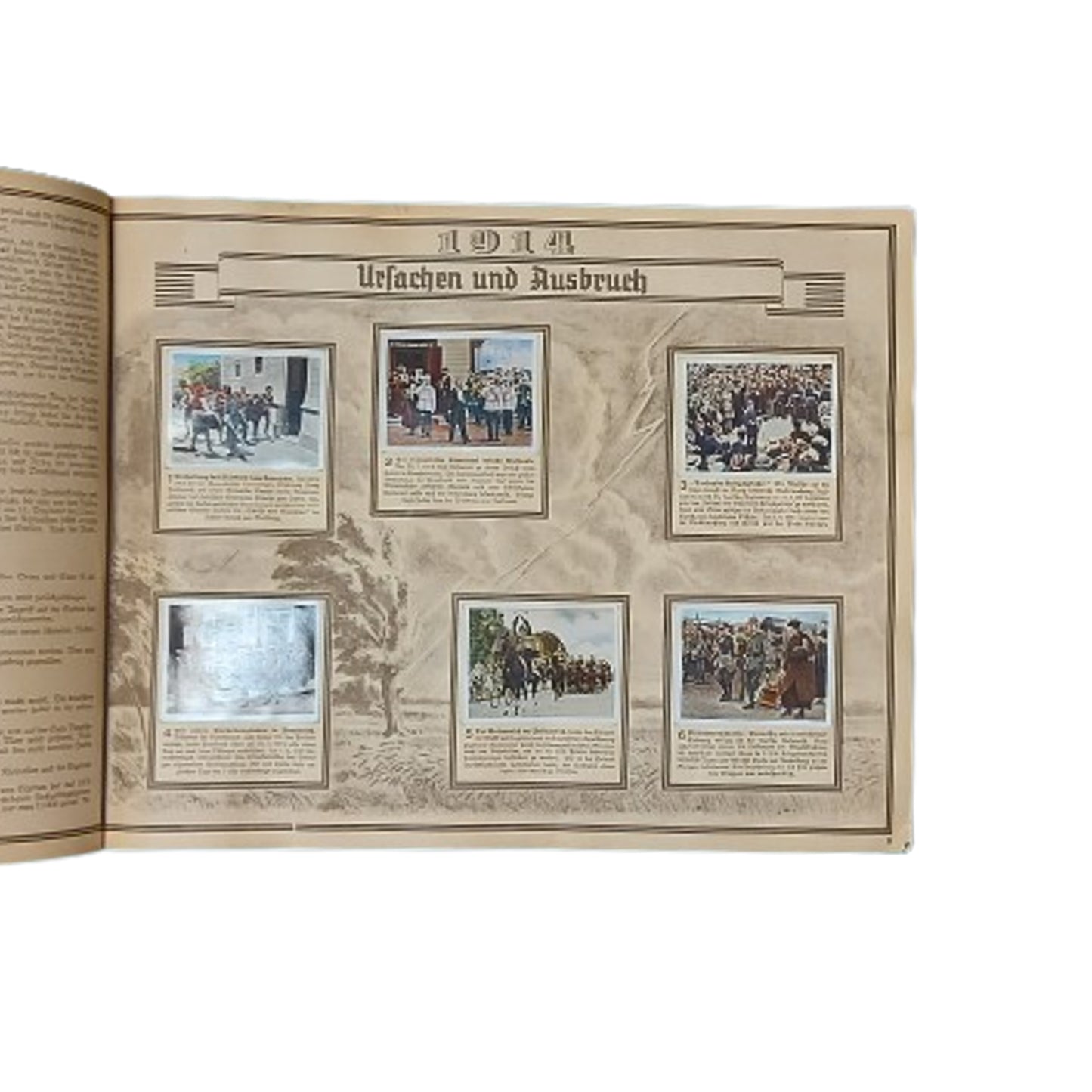 WW1 German Der Welt Krieg Cigarette Card Album