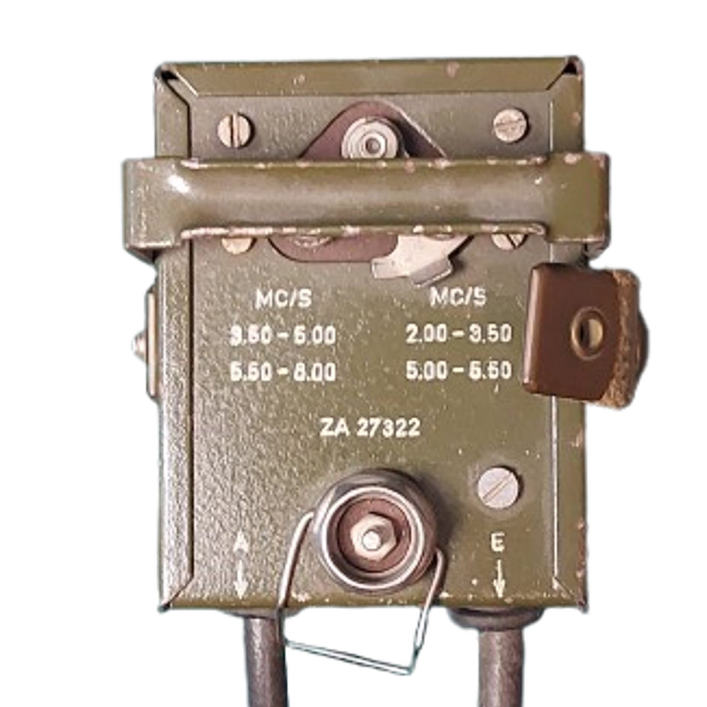 WW2 Canadian British Number 22 Wireless Radio Set Aerial Junction Box ZA 27322