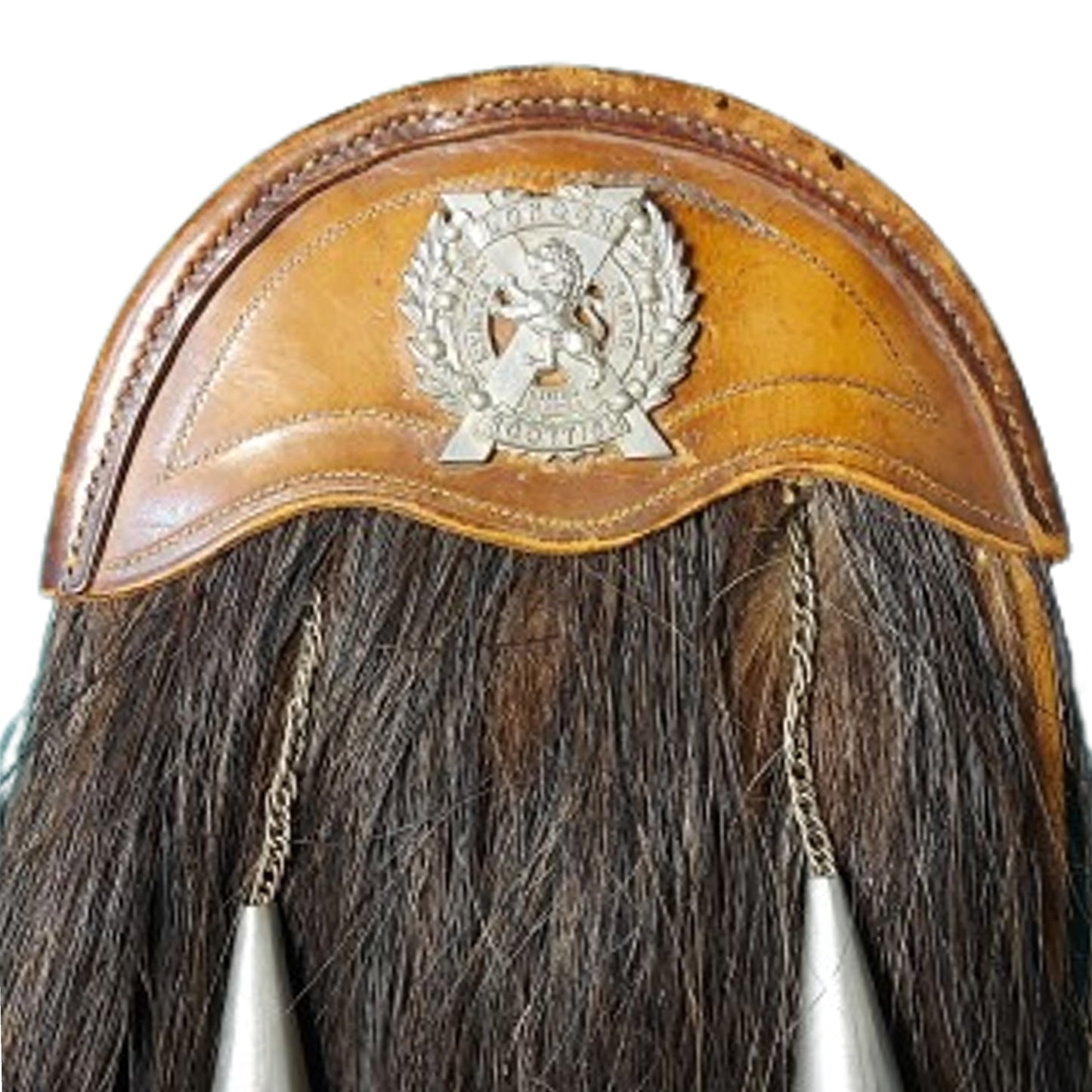 WW2 Canadian Toronto Scottish Horsehair Sporran With Badge
