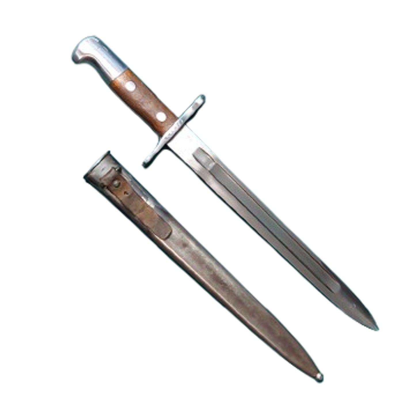 Pre-WW1 Swiss Schmidt Rubin M1899 Bayonet And Scabbard