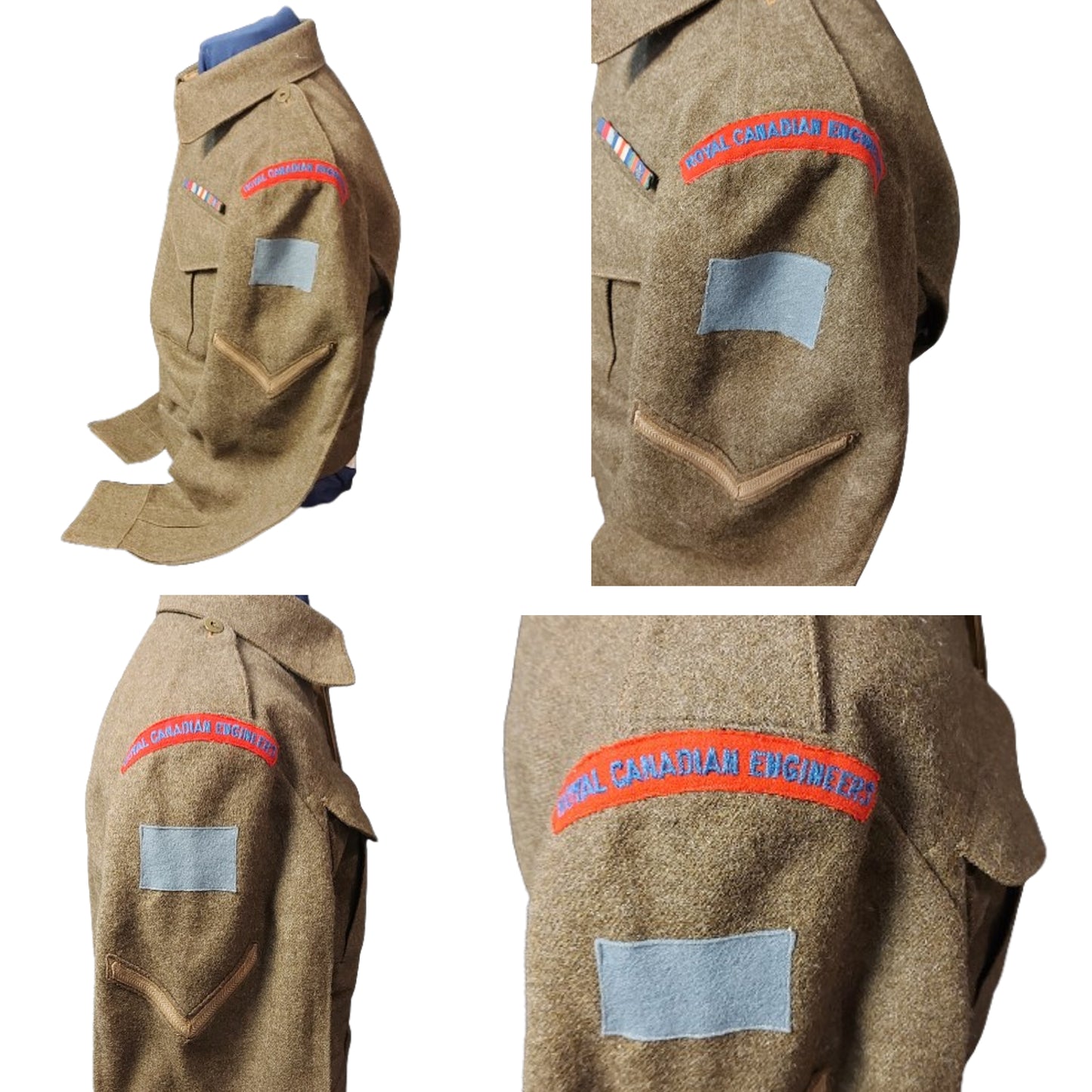 WW2 Canadian Uniform Set RCE Royal Canadian Engineers Third Division
