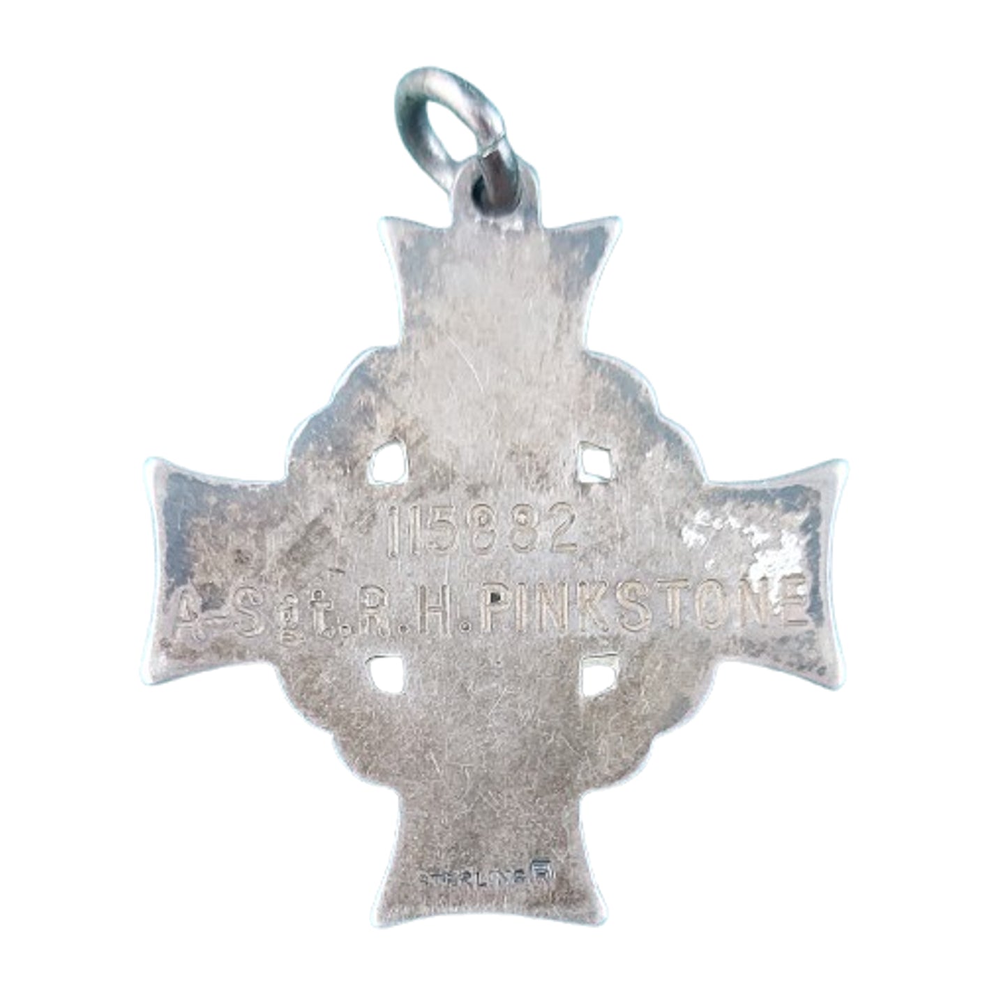 WW1 Canadian Cased Memorial Cross Medal 10th Mounted Rifles / Canadian Corps Of Cavalry