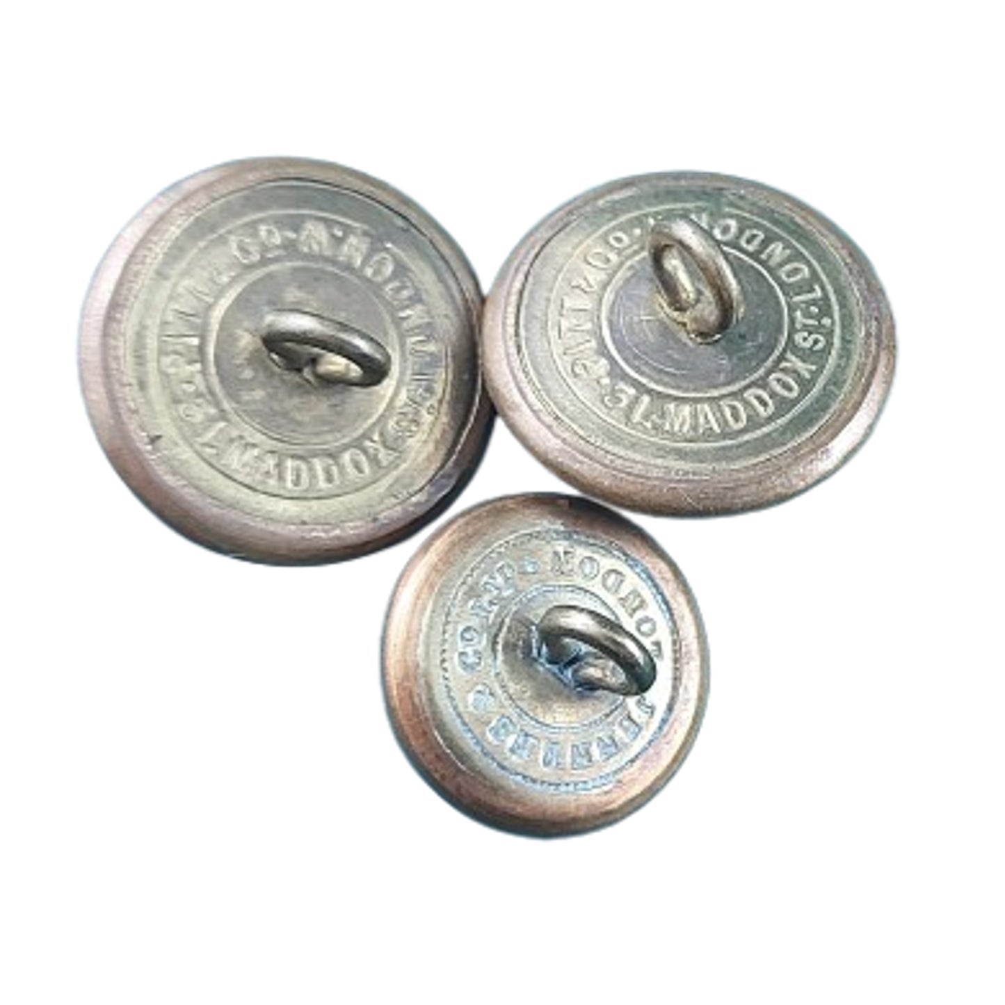 WW1 Canadian CEF 72nd Battalion Seaforth Highlanders Uniform Button Set
