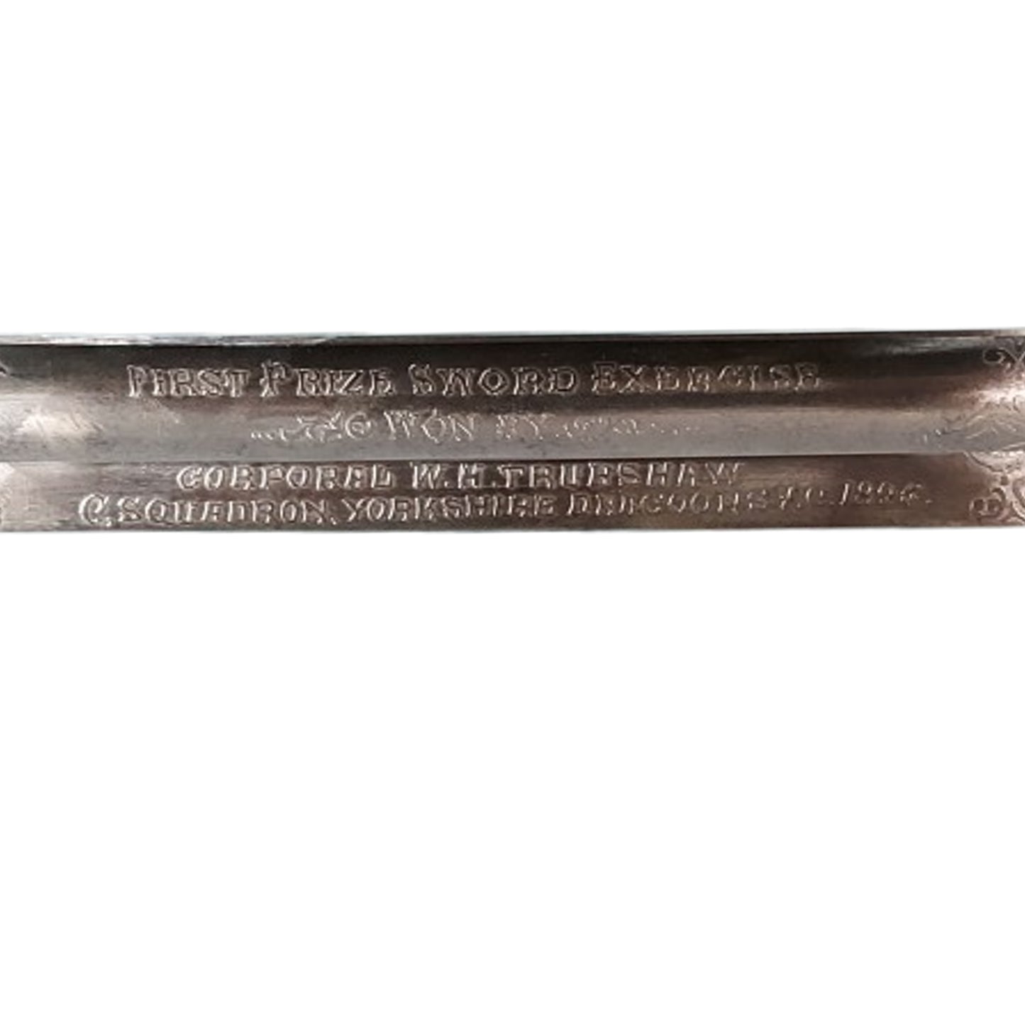 Pre-WW1 British Model 1821 Pattern Light Cavalry Named Presentation Sword Yorkshire Dragoons