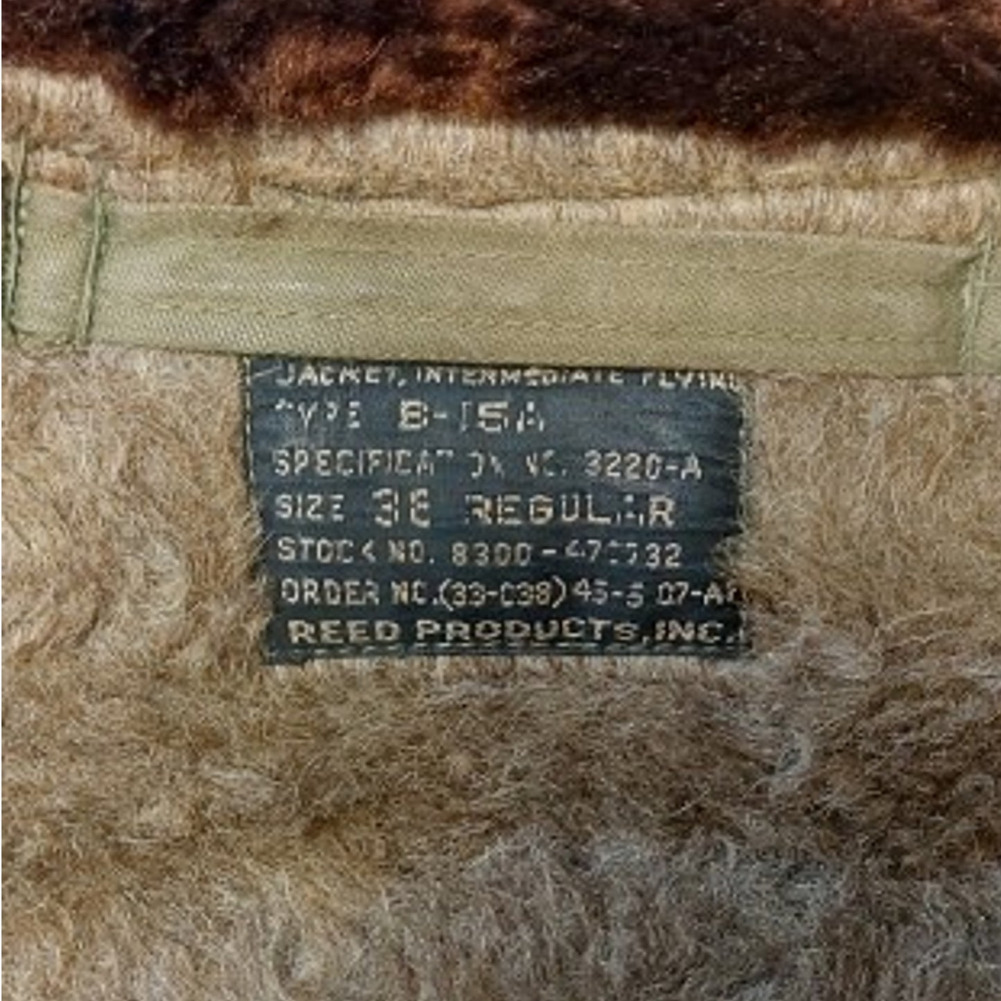 Post-WW2 U.S. Vietnam War B-15 Flight Jacket 38R