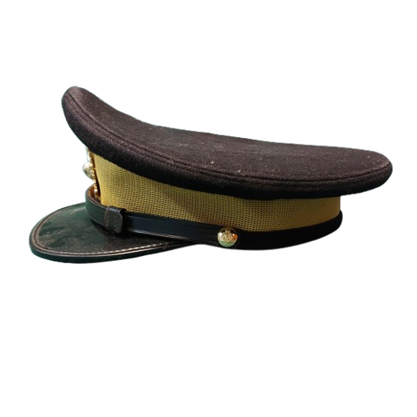 Post-WW2 Canadian RCMP Royal Canadian Mounted Police Visor Cap With Badge 1971