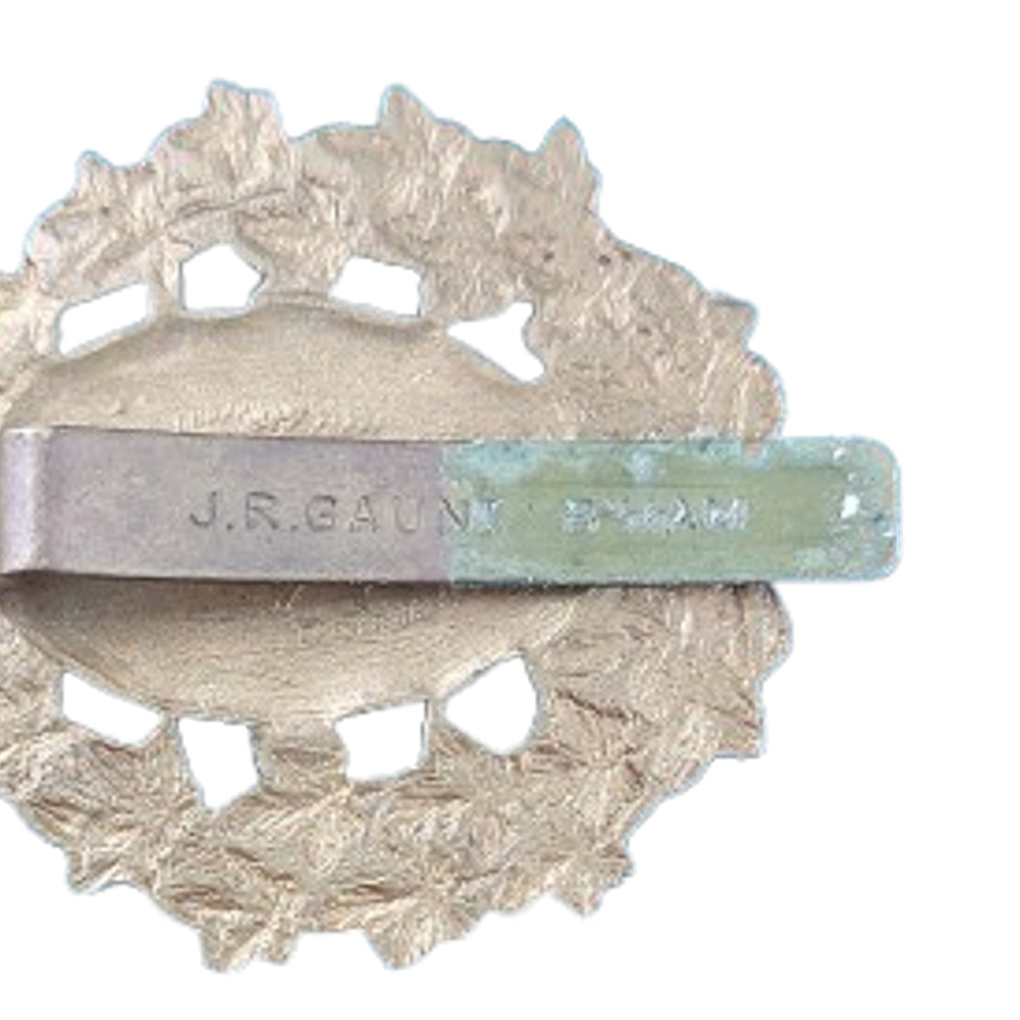 Post-WW2 Canadian 12e Regiment Blinde Du Canada (Armoured Regiment) Cap Badge