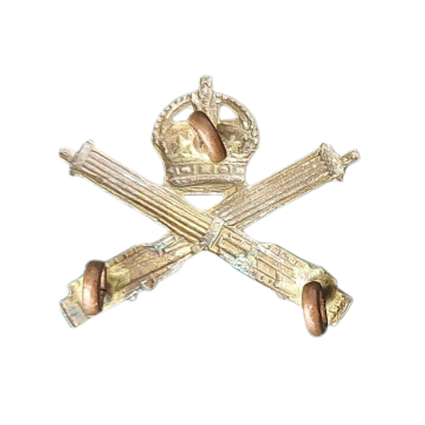 WW1 British MGC Machine Gun Corps Collar Badge