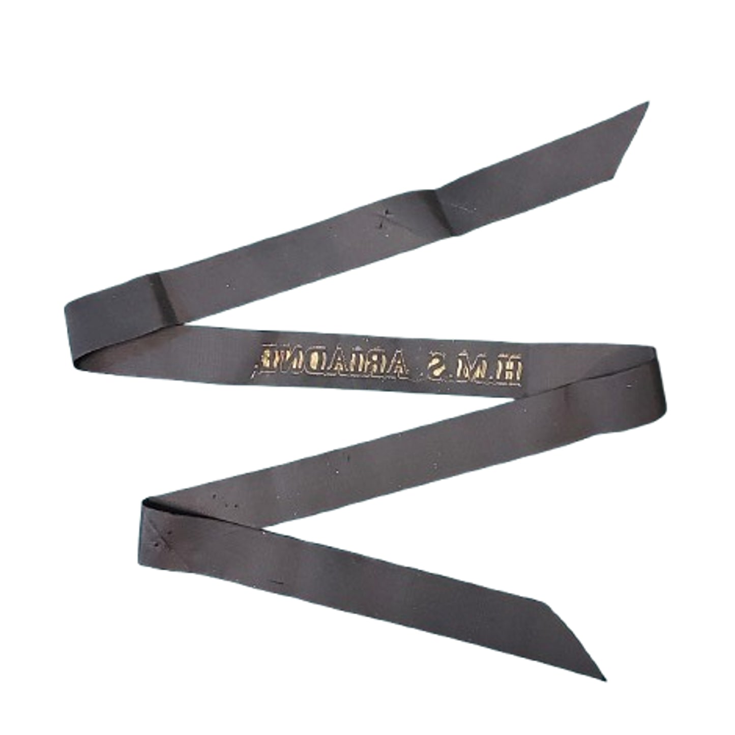 WW2 British RN Royal Navy Cap Tally HMS Ariadne