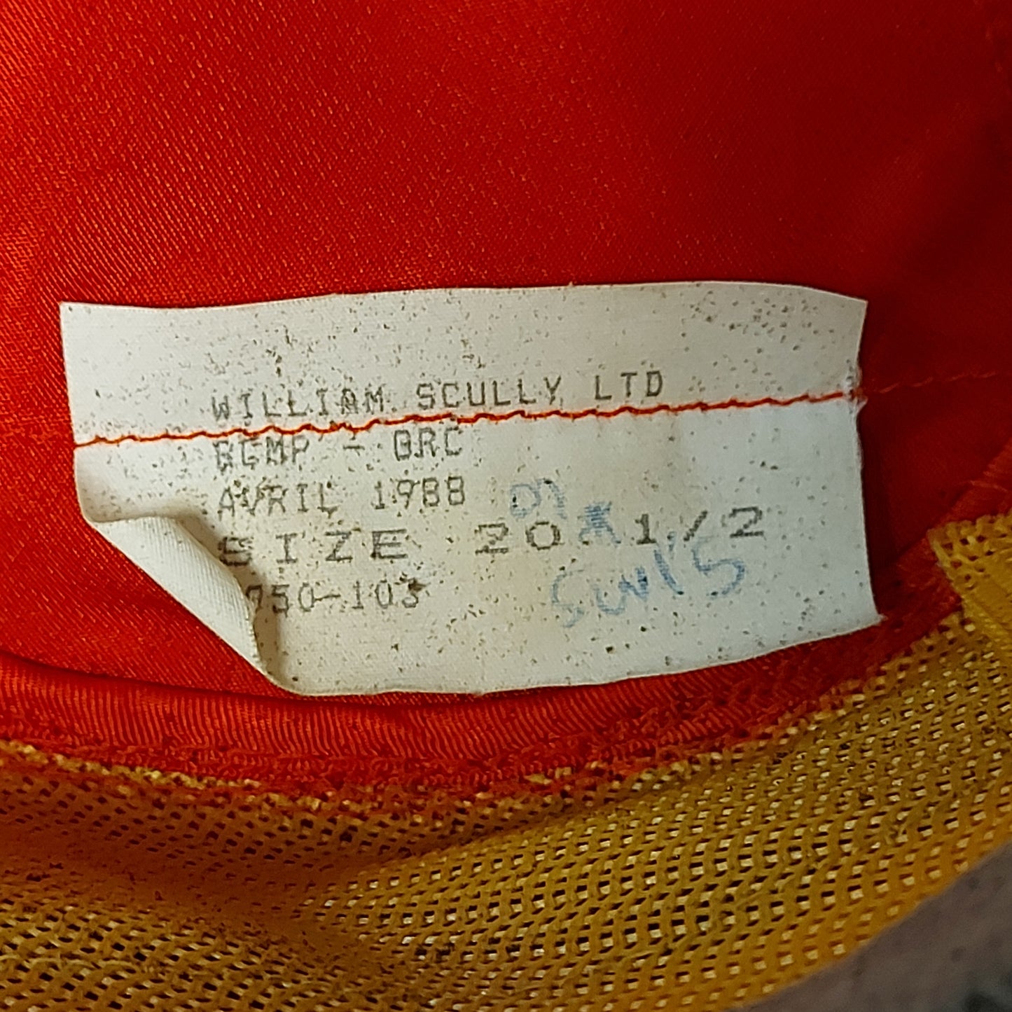 QEII RCMP Royal Canadian Mounted Police Women's Division Visor Cap