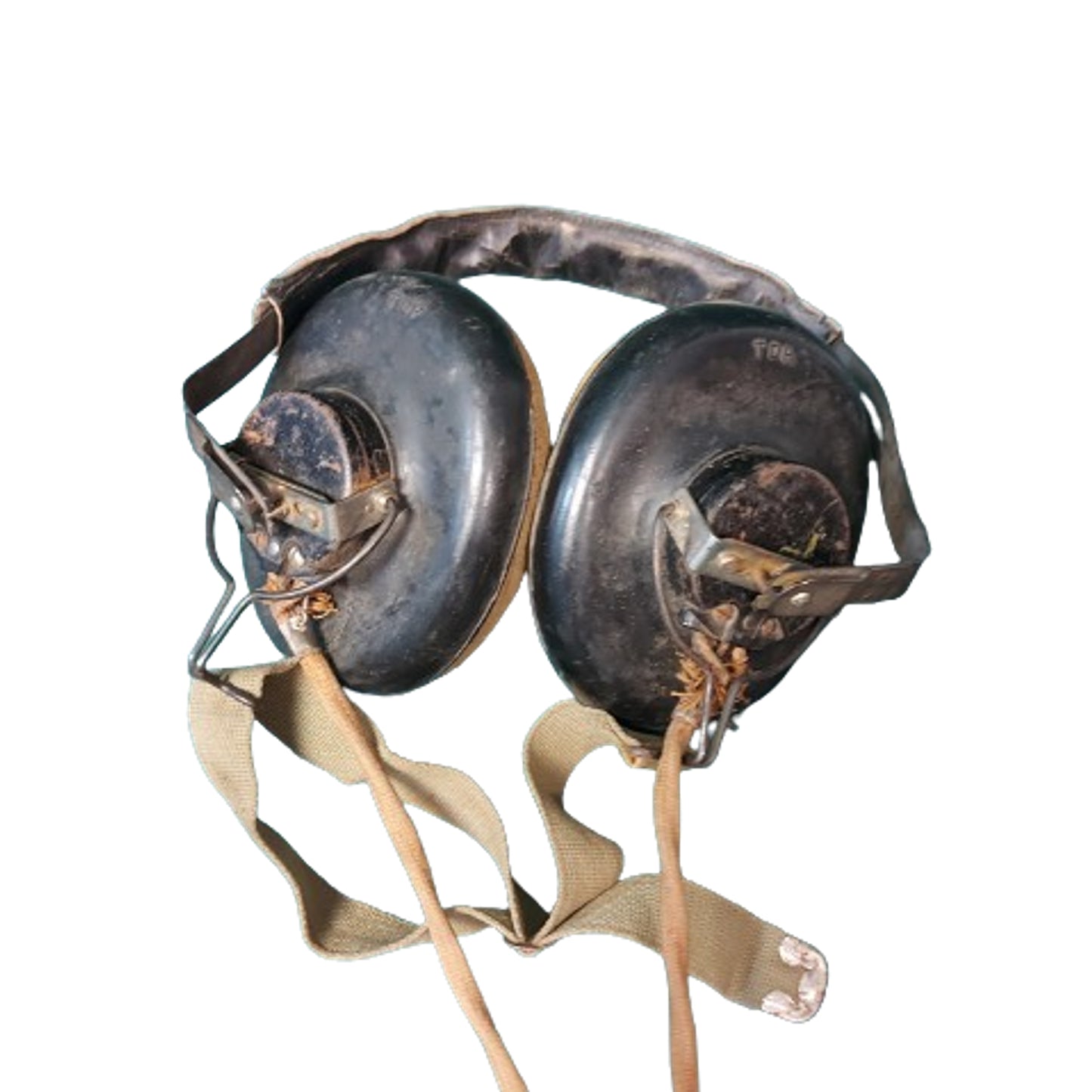 WW2 Canadian Wireless 19 Radio Set Headset And Chest Microphone