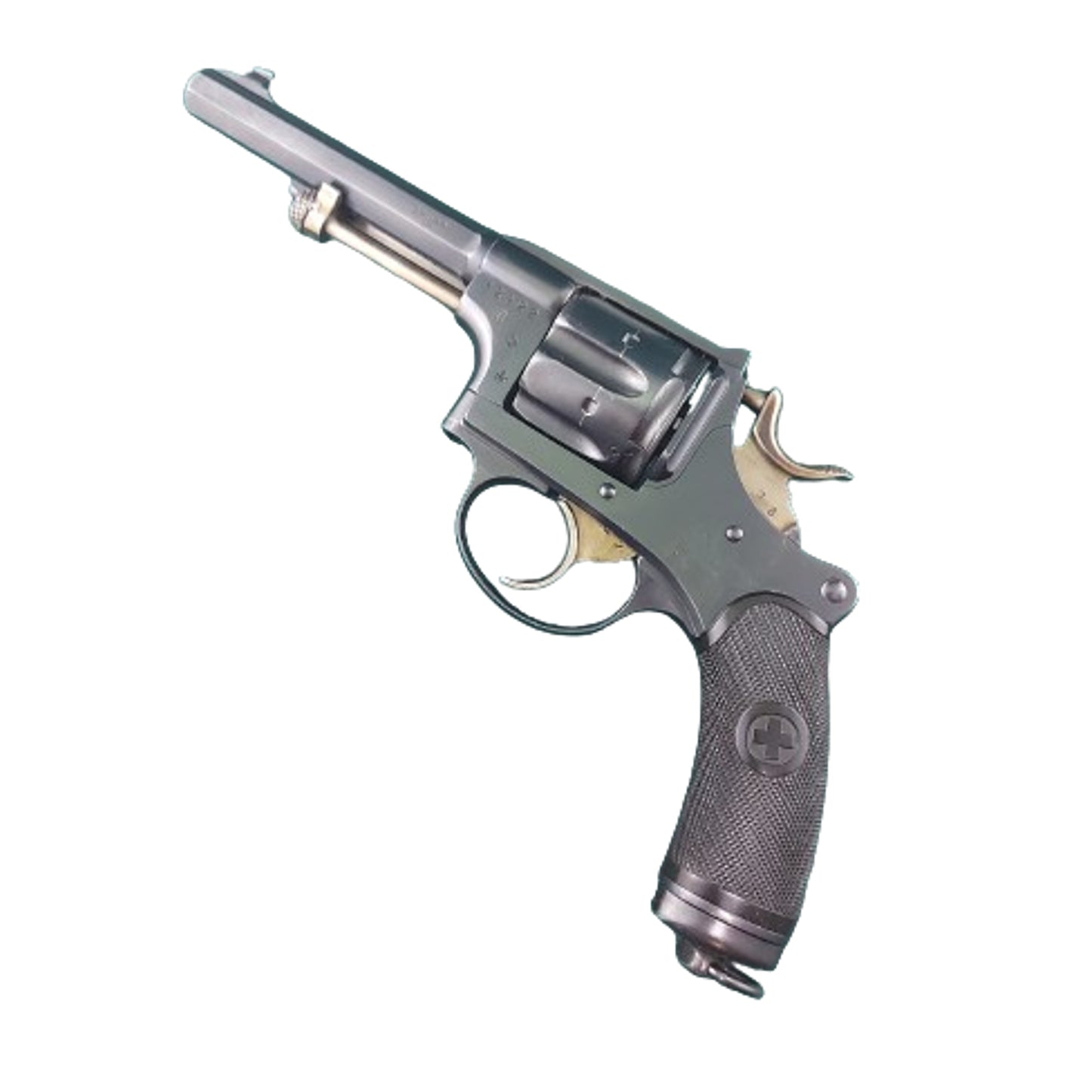 Pre-WW1 Deactivated Swiss Model 1882 / 1888 Service Revolver With Holster
