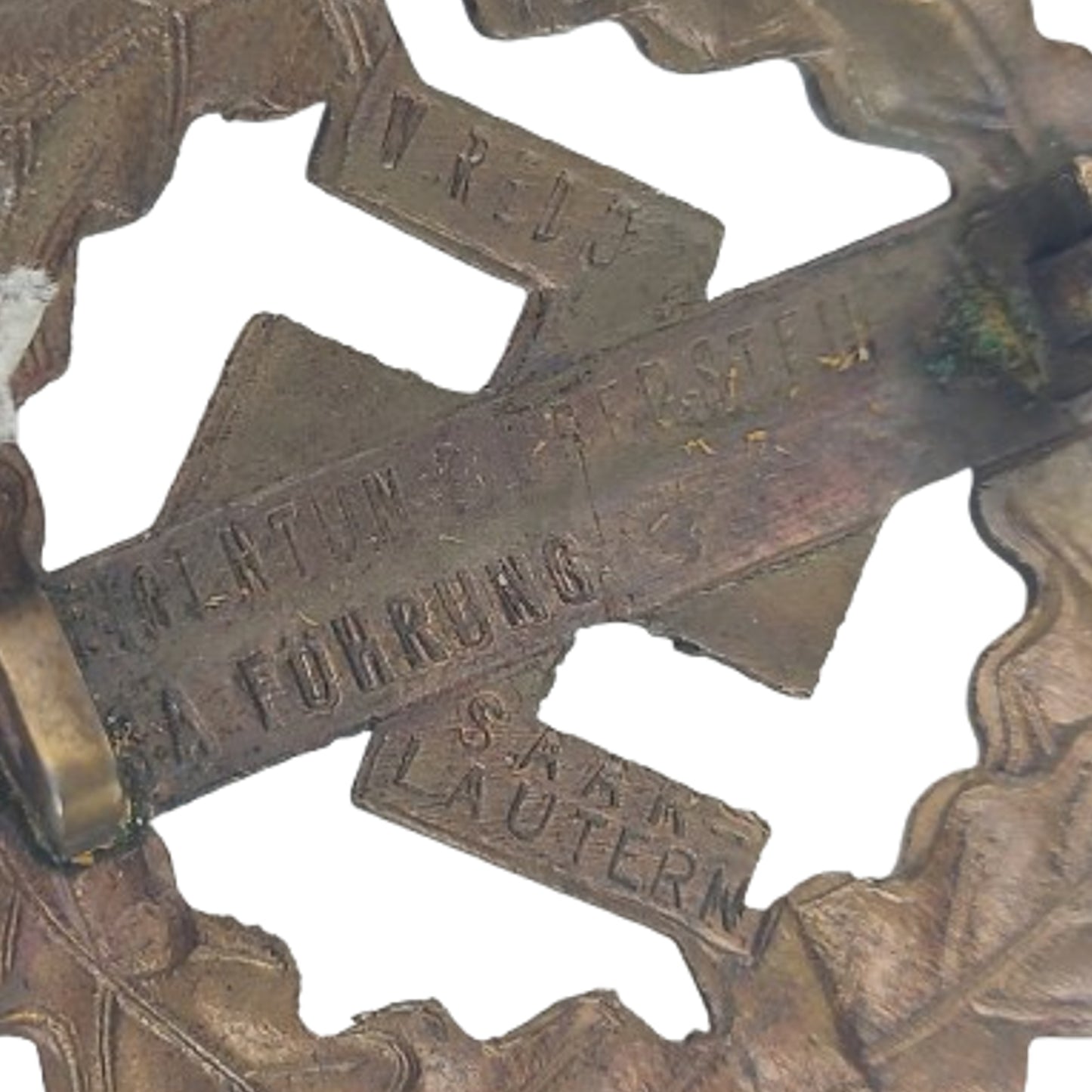 WW2 German SA Sports Badge In Bronze W. Redo