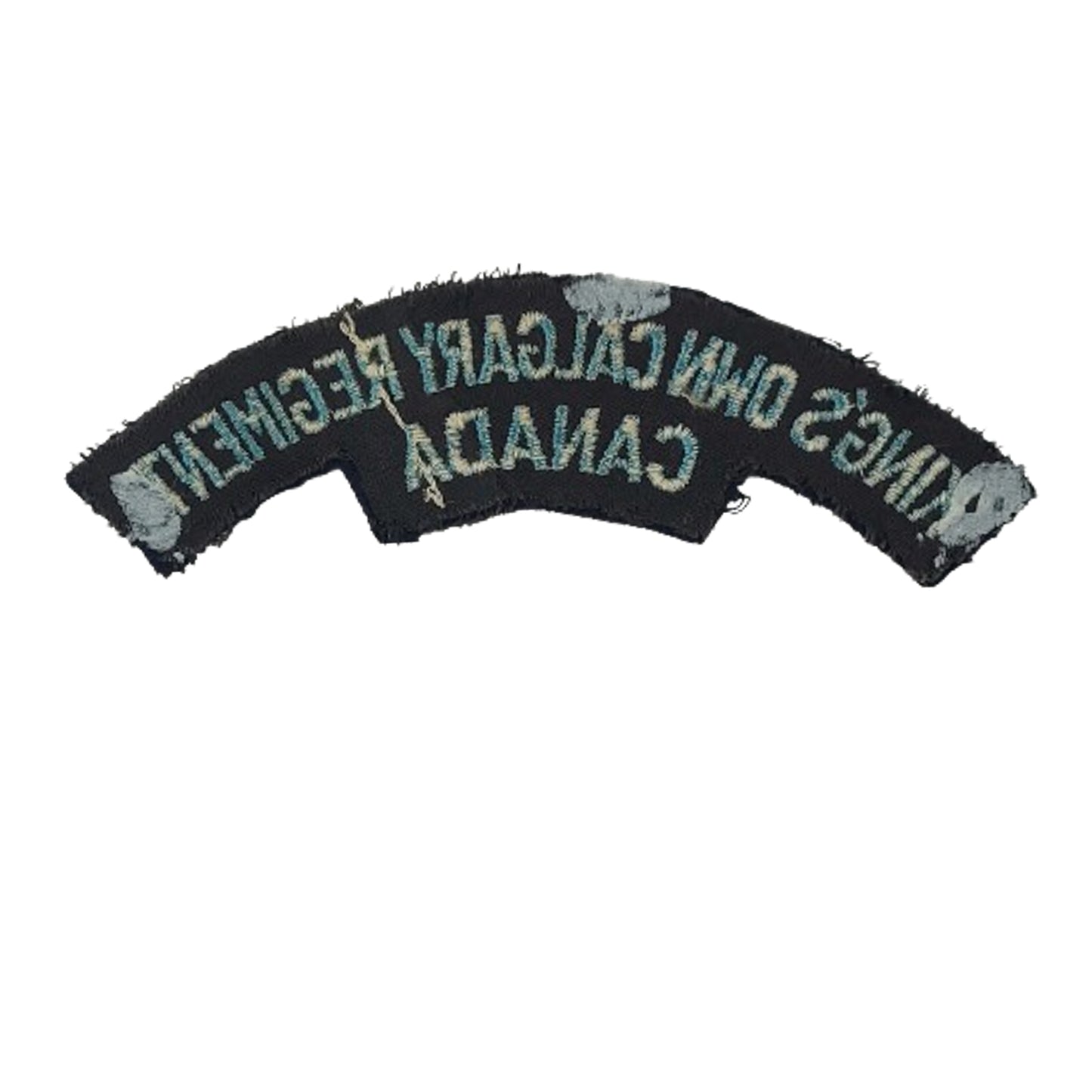 Post-WW2 King's Own Calgary Regiment Canada Shoulder Title